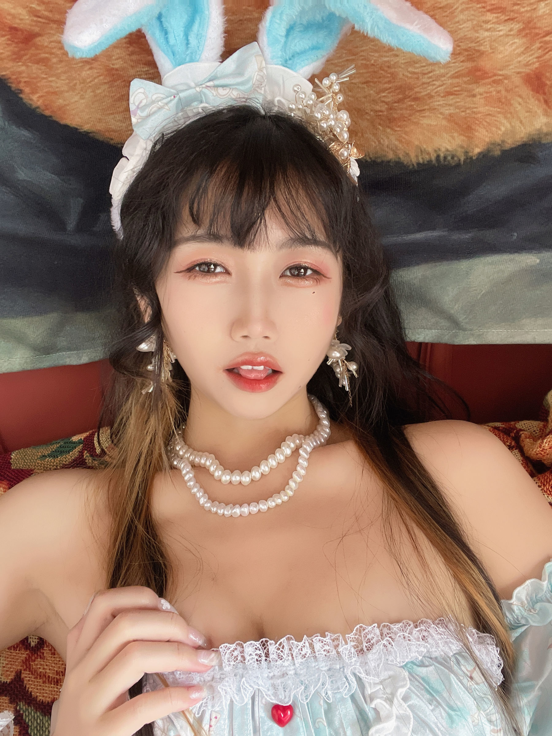 Welfare COS] Weibo Popular Coser Bu Dai Mao - Rabbit Girlfriend
