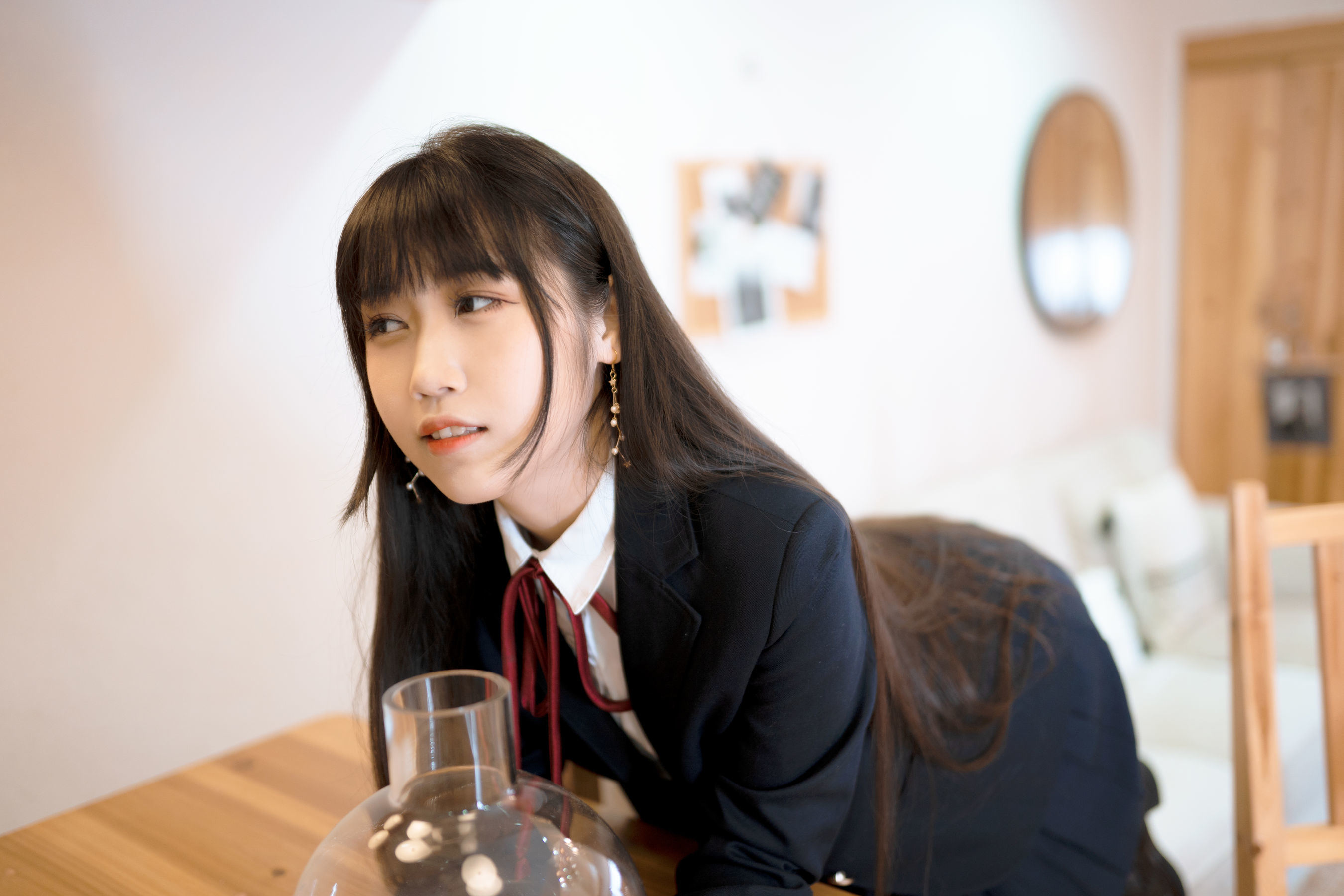 福利COS] 微博人氣Coser不呆猫 - 校服JK