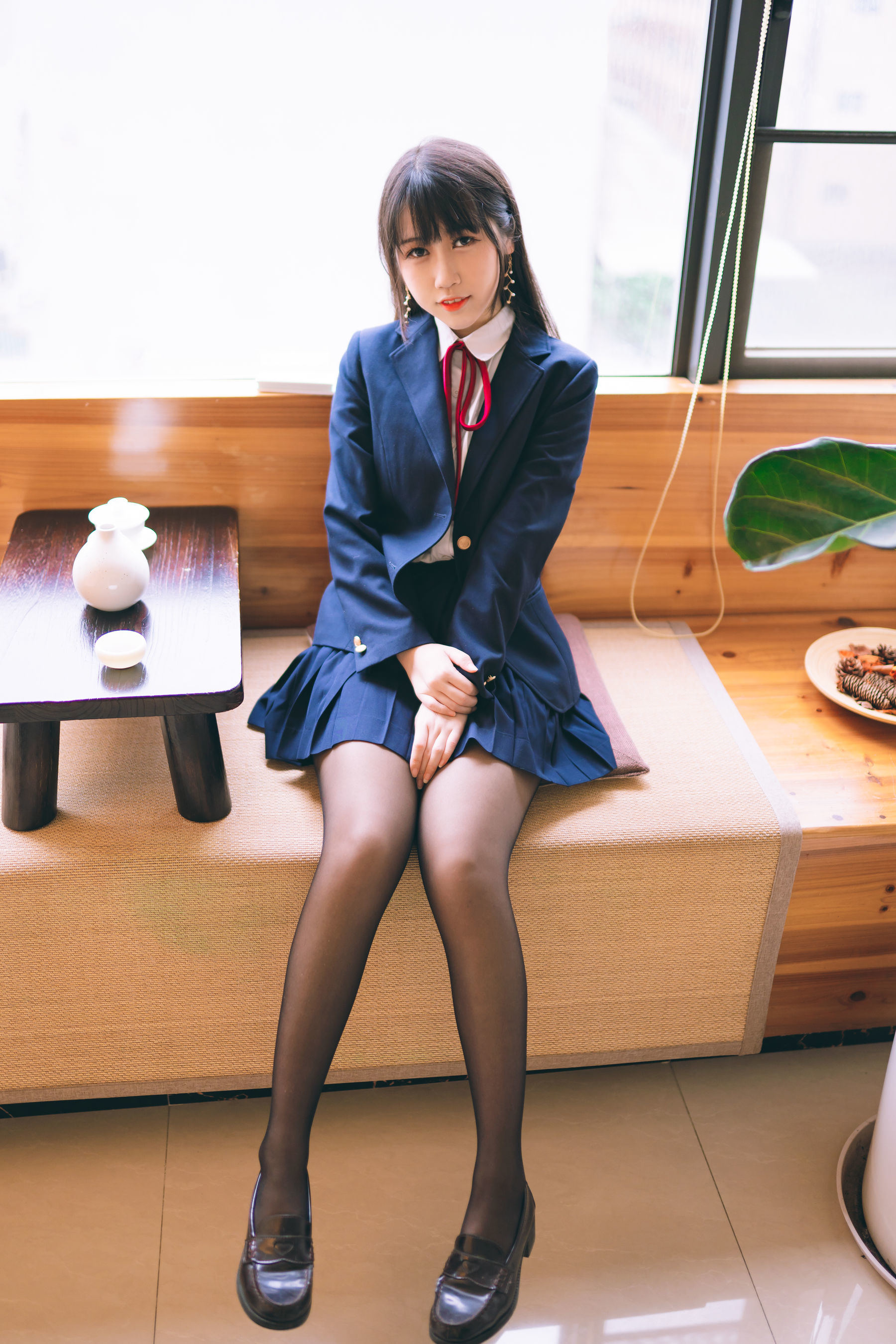 Welfare COS] Popular Weibo Coser Bu Dain Mao - School Uniform JK