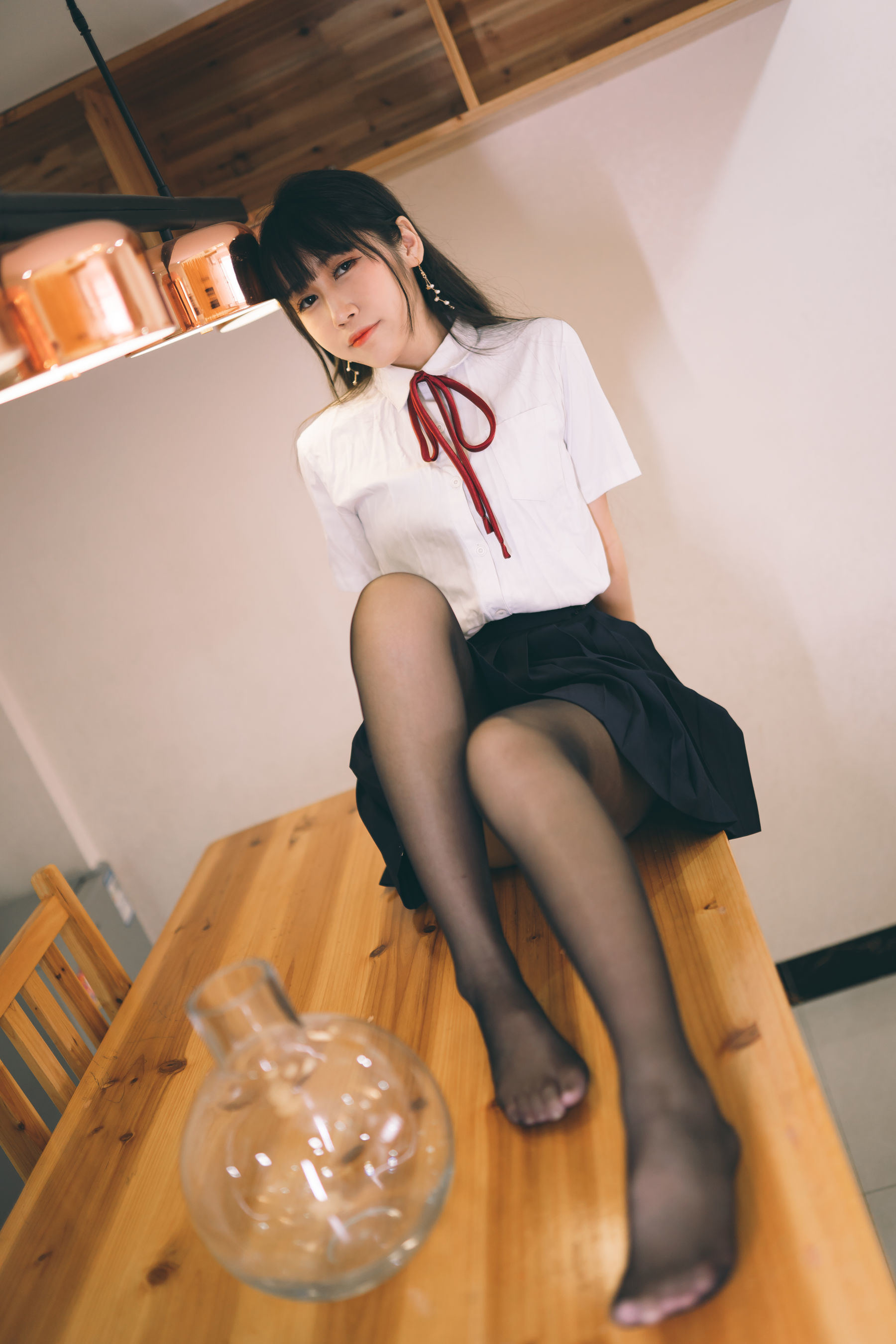 Welfare COS] Popular Weibo Coser Bu Dain Mao - School Uniform JK