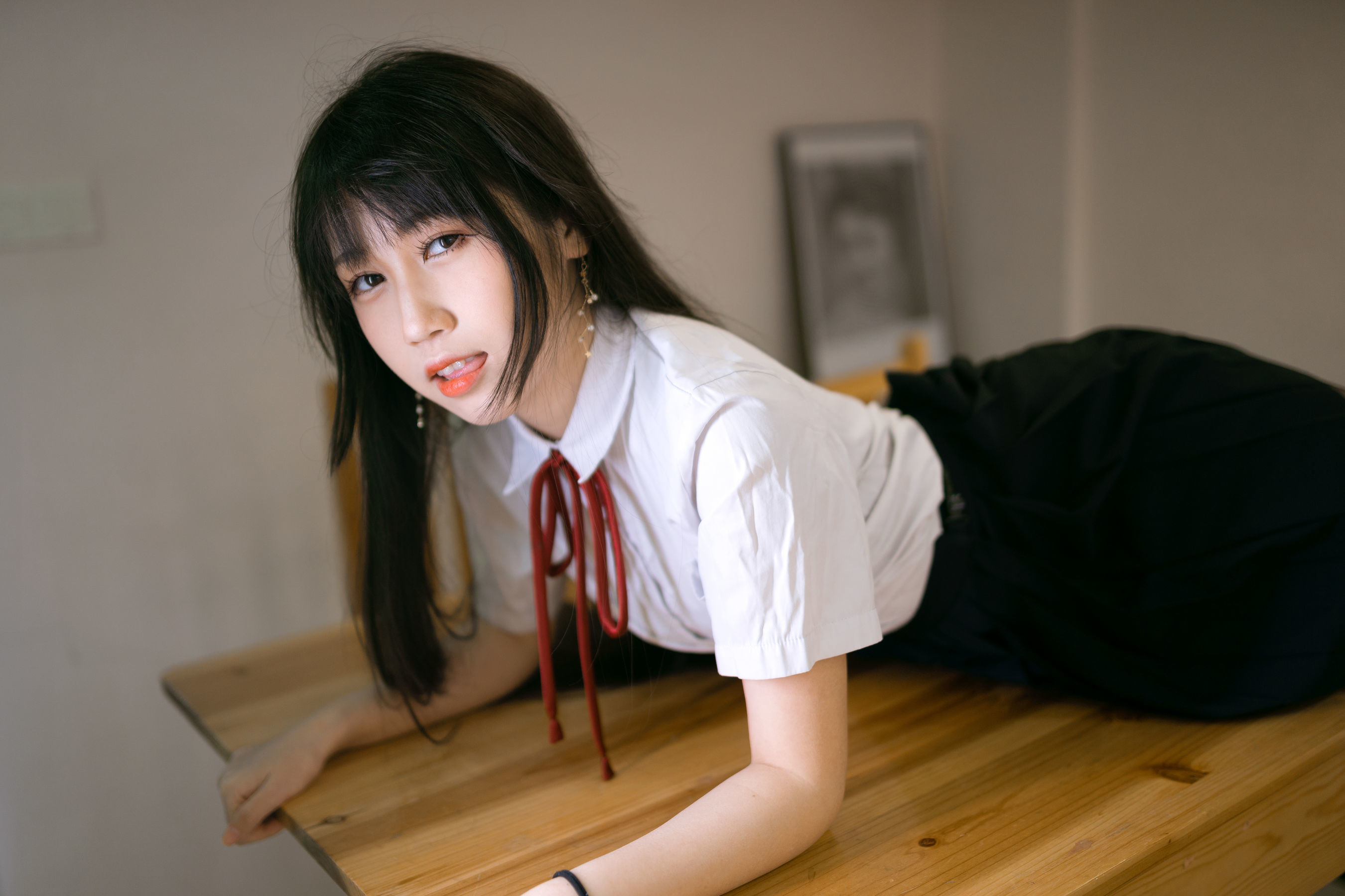 福利COS] 微博人氣Coser不呆猫 - 校服JK