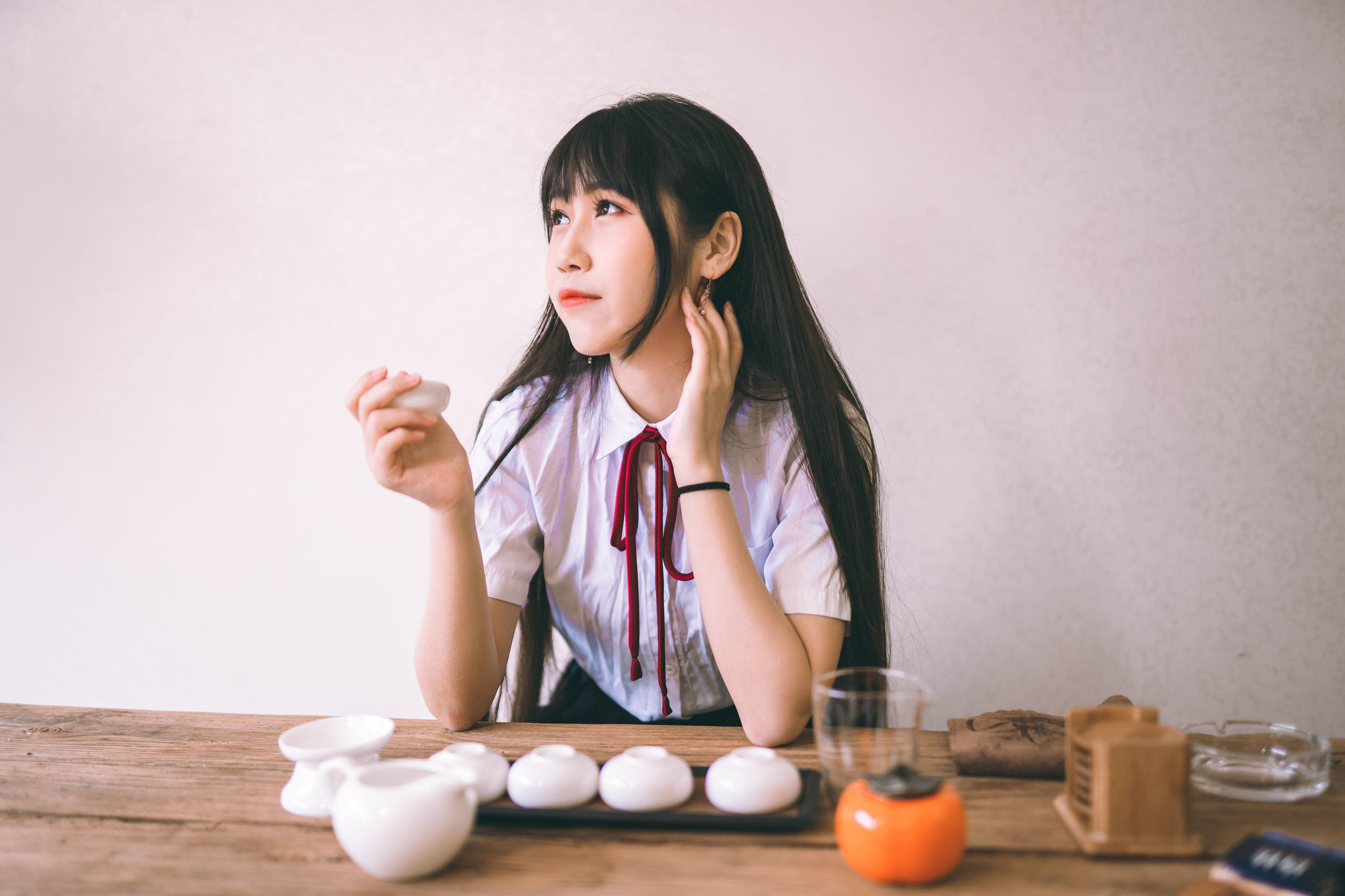 Phúc lợi COS] Coser nổi tiếng Weibo Bất Đái Miêu - Trường phục JK