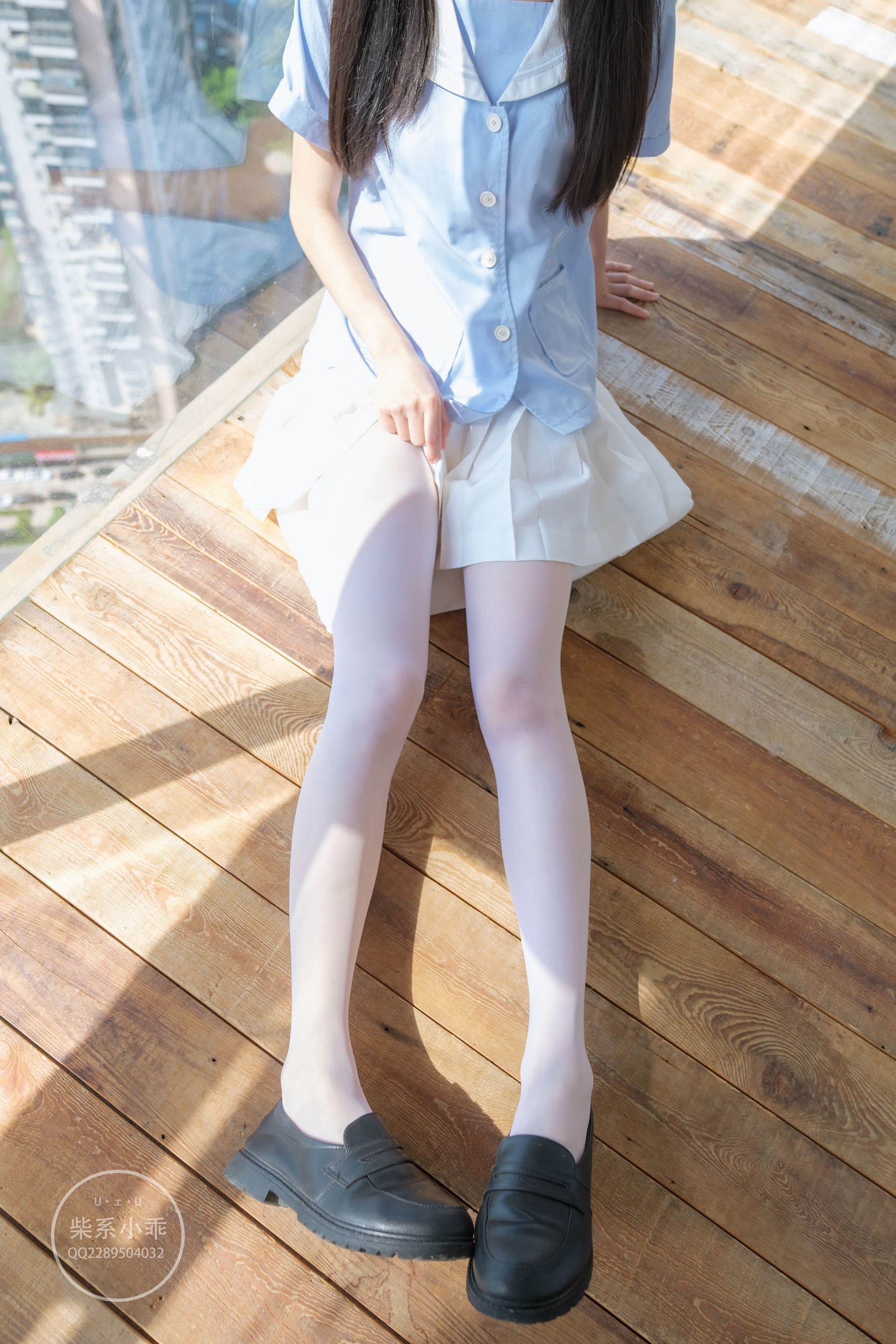 Welfare COS] Chai Series Xiao Guai (Zhi Guai Picture Book) - Clear Sky White Silk Double Ponytails