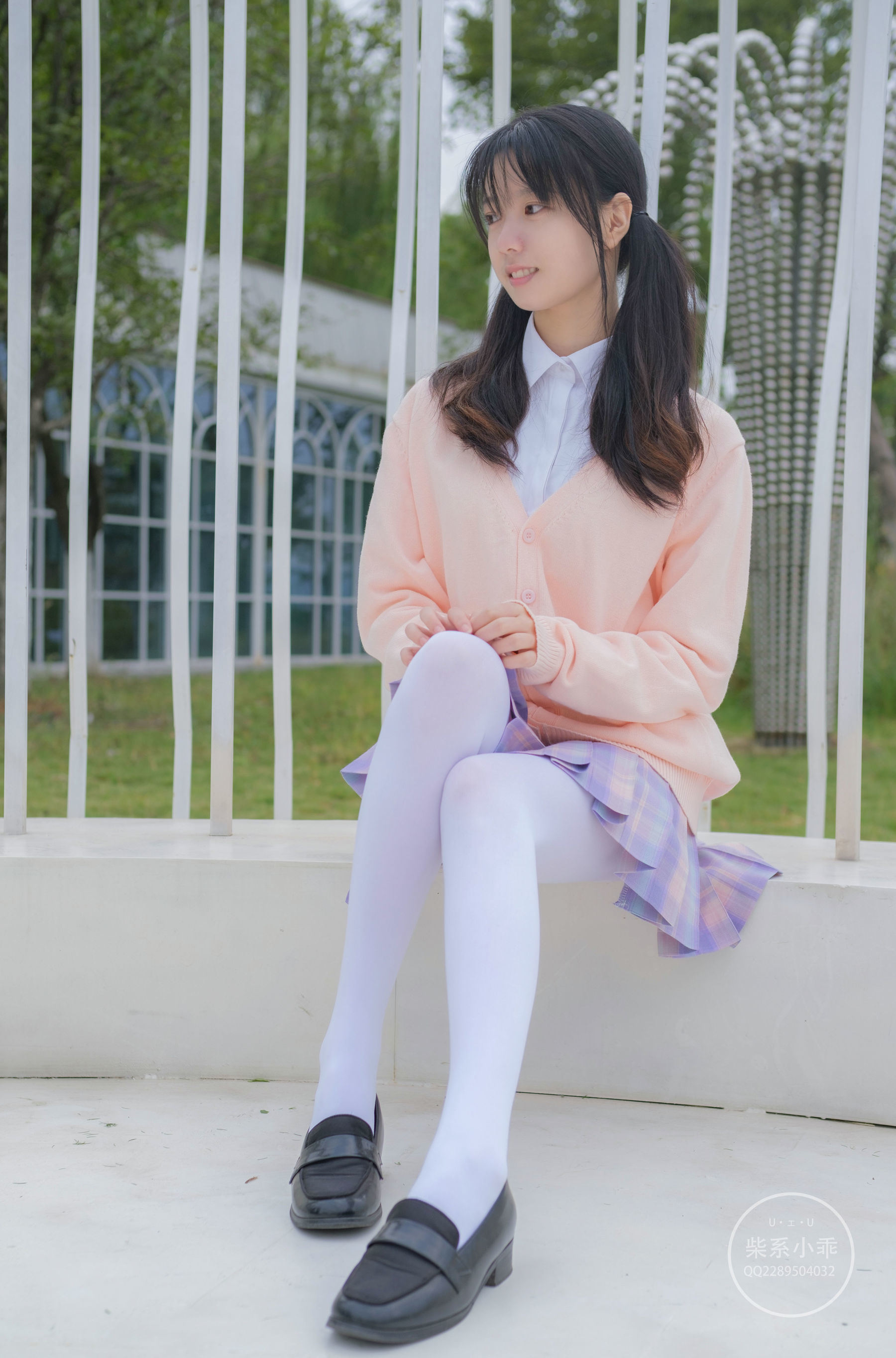 JK Cosplay：柴系小乖(稚乖畫册) - 颓废