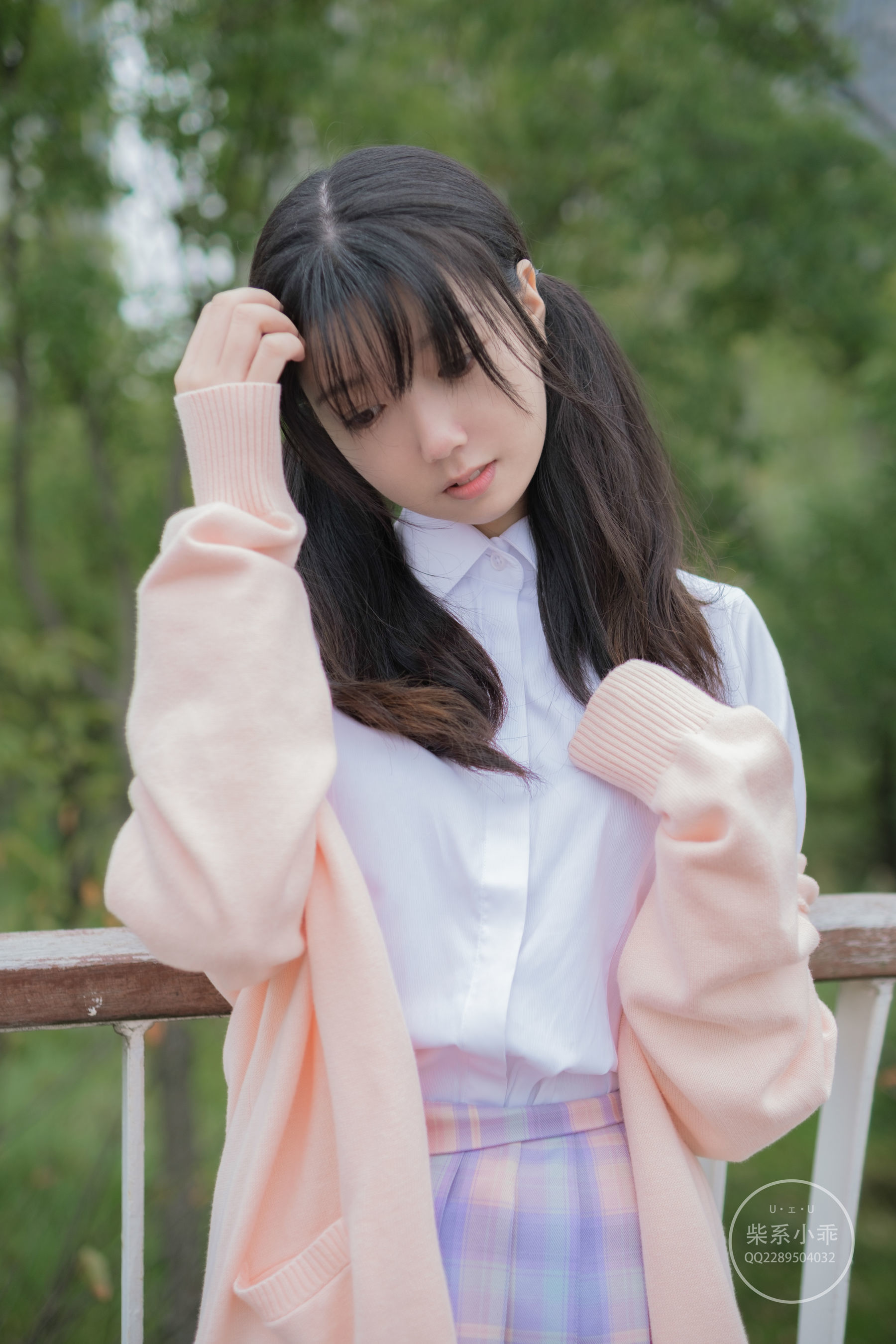 JK Cosplay：柴系小乖(稚乖畫册) - 颓废