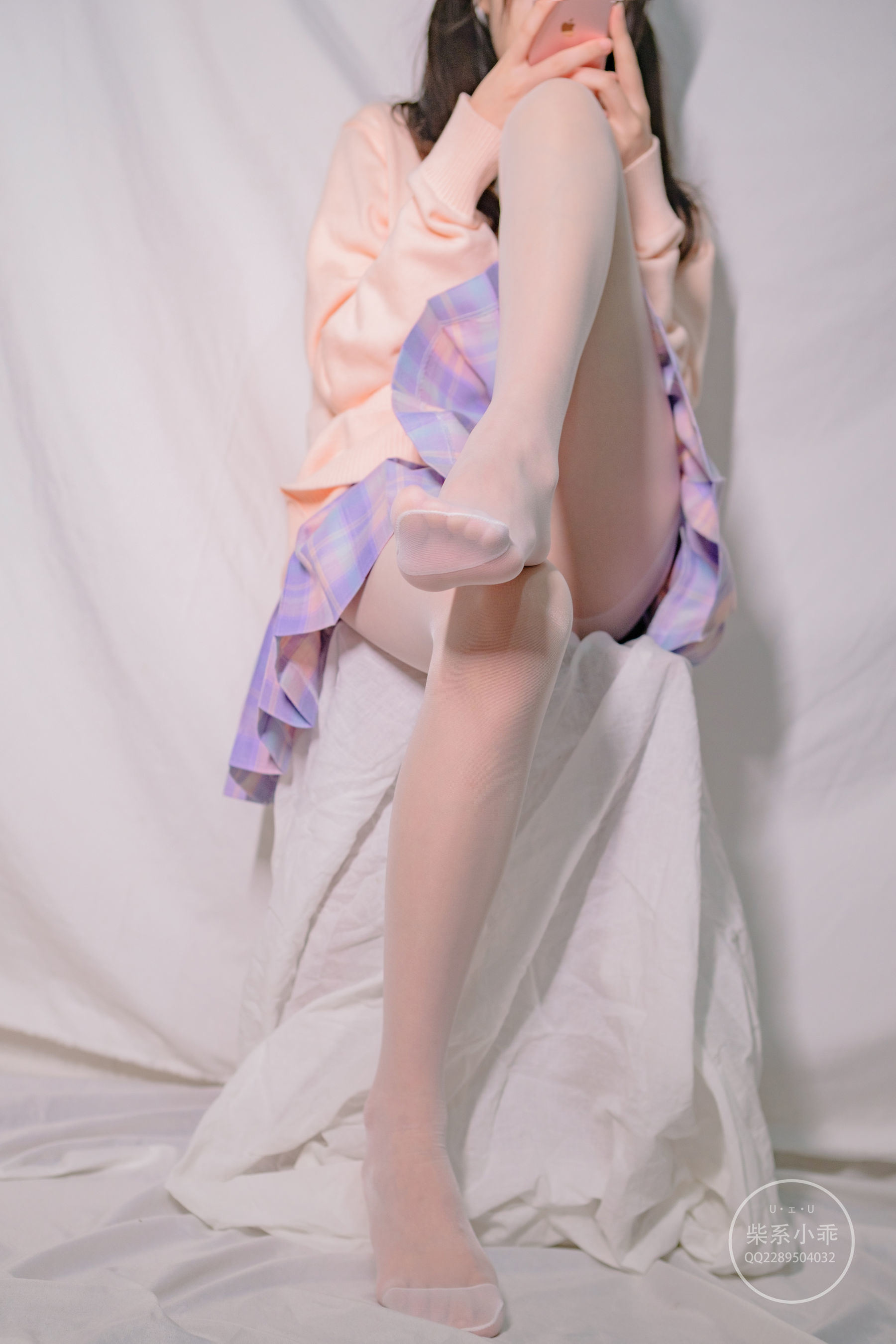 JK Cosplay：柴系小乖(稚乖畫册) - 颓废