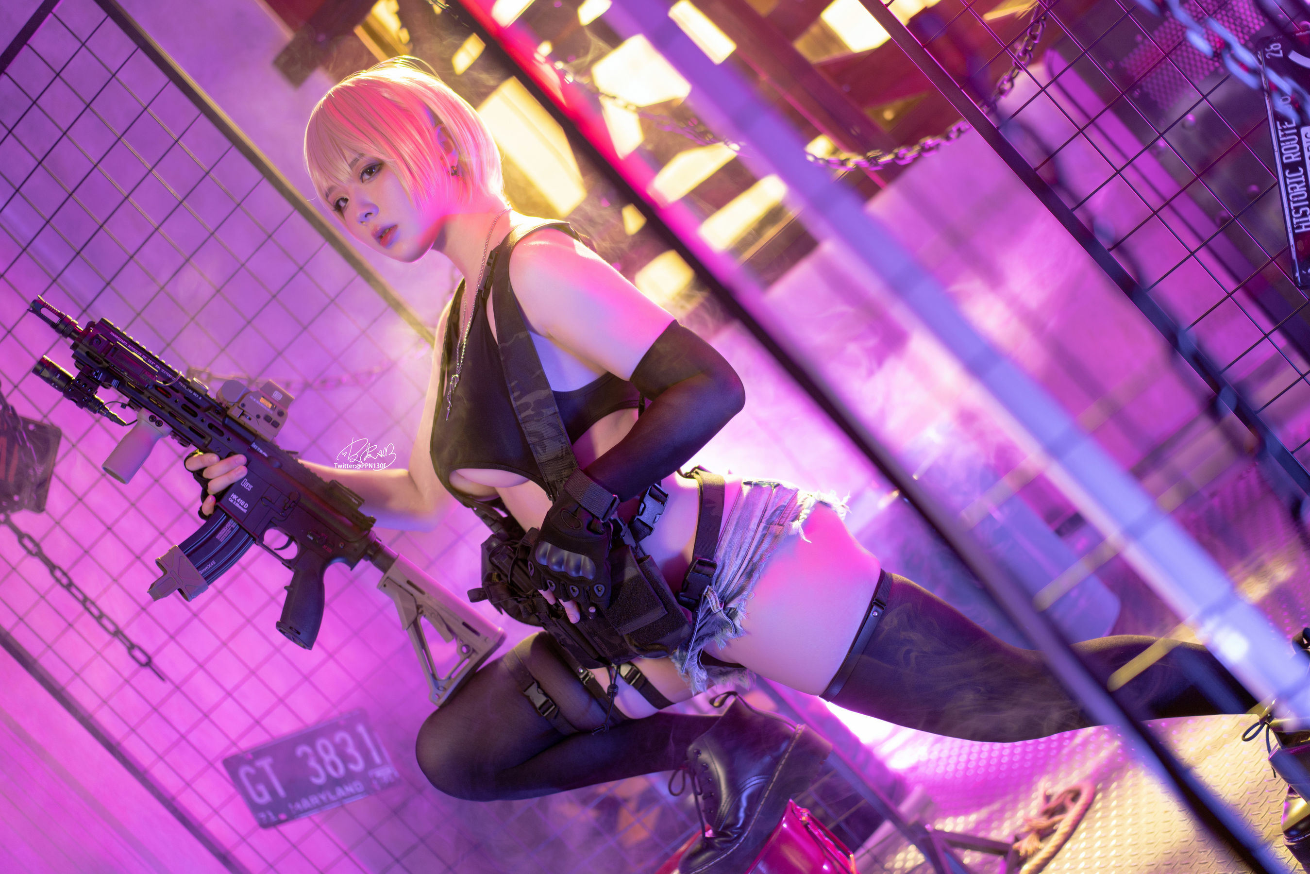 Welfare COS] Pi Pi Nai is so cute la - Tactical Vest