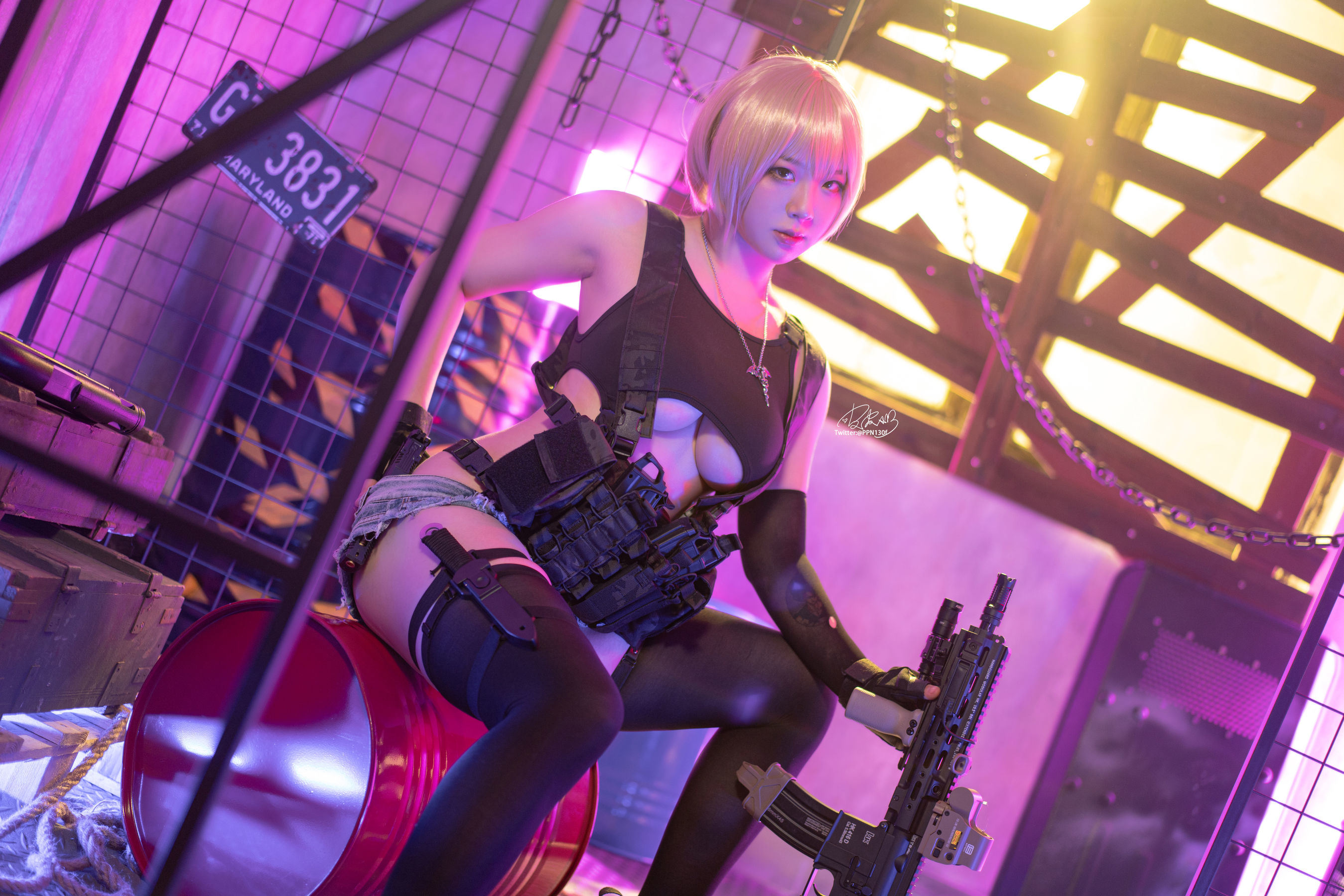 Welfare COS] Pi Pi Nai is so cute la - Tactical Vest