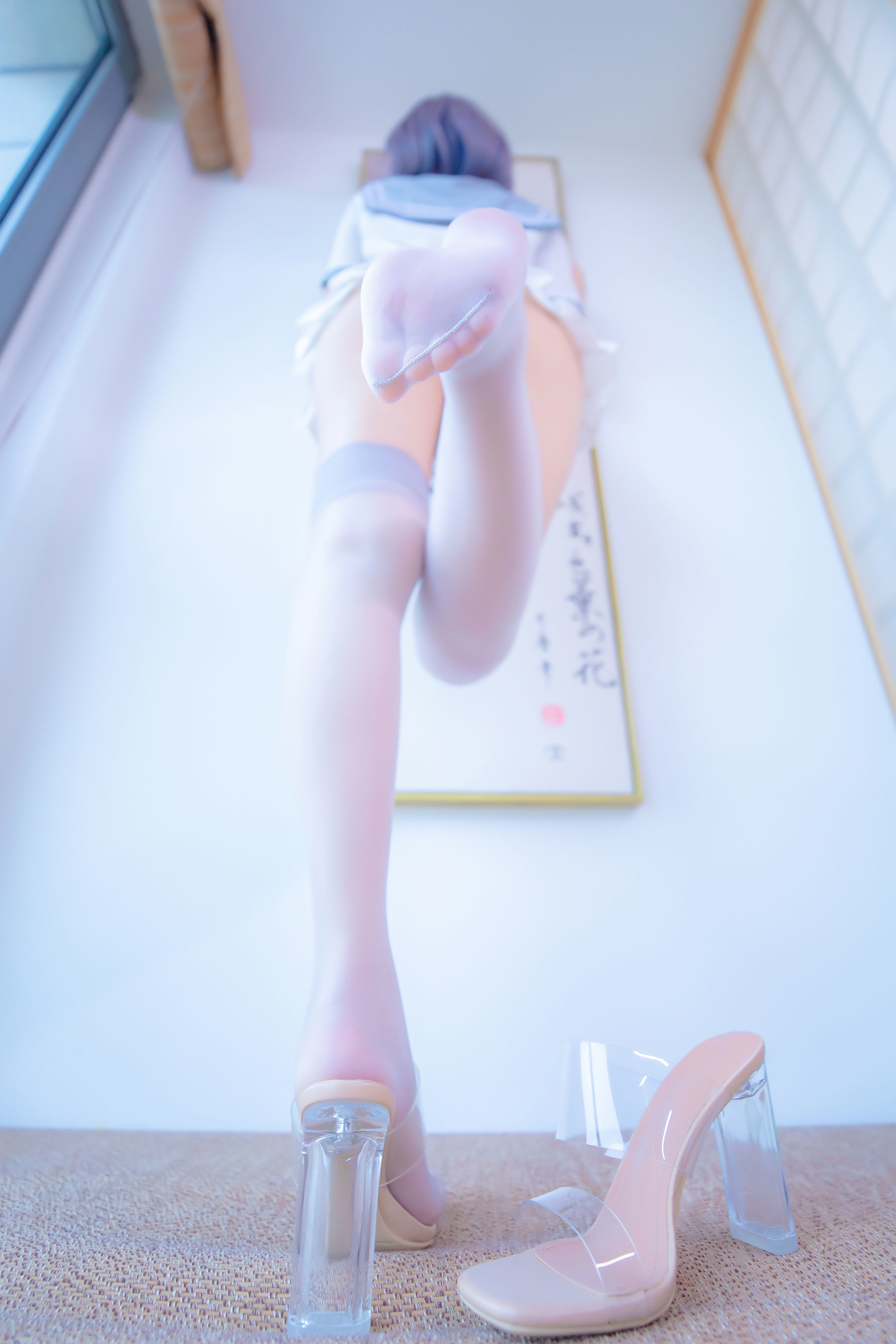 Welfare Cosplay] Kagurazaka Mafuyu Gray Silk Strap JK