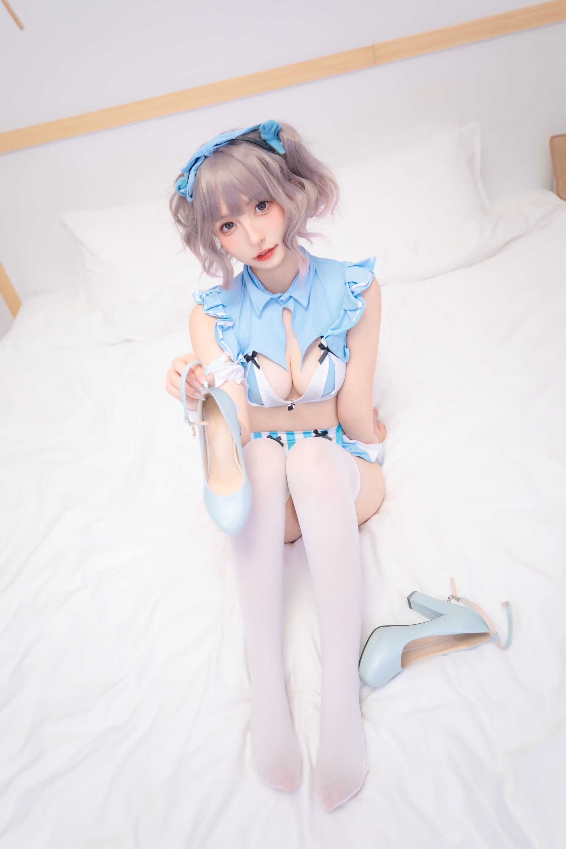Welfare Cosplay] Kagurazaka Mafuyu Blues Maid