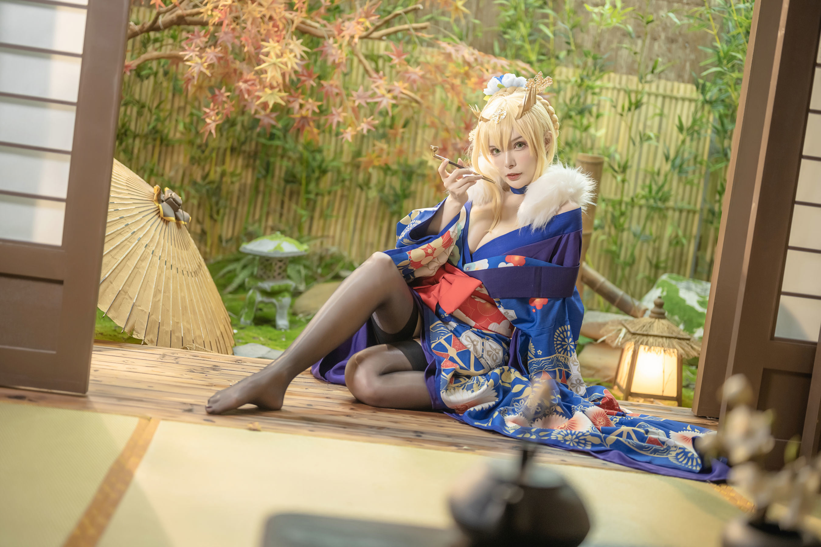 福利COS] 秋和柯基(夏小秋秋秋) - 白槍呆