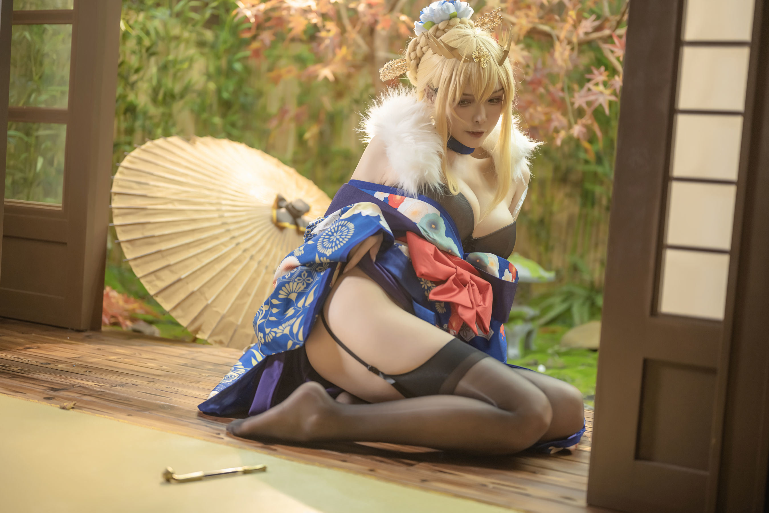 福利COS] 秋和柯基(夏小秋秋秋) - 白槍呆
