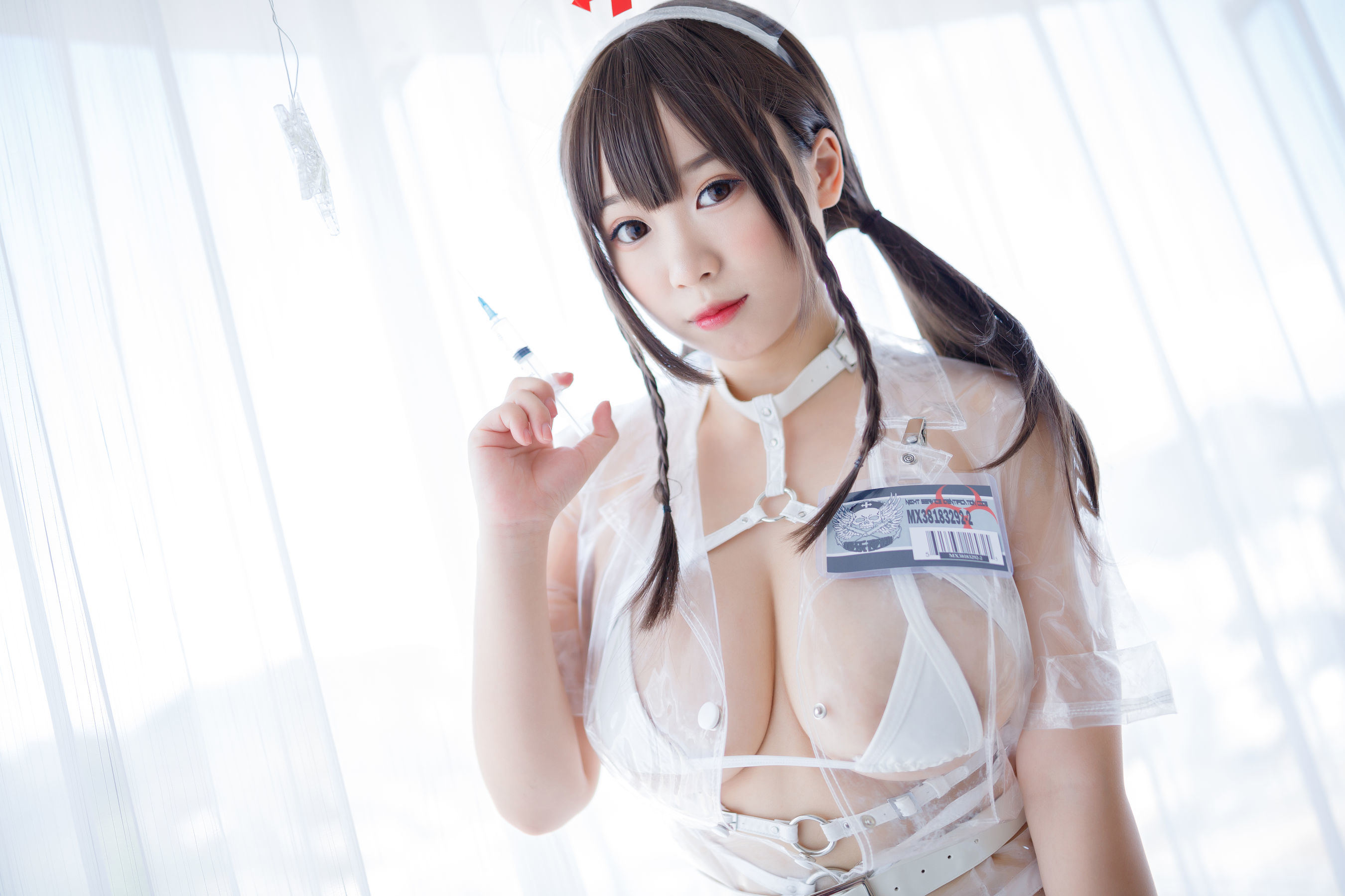 福利COS] 胡桃猫Kurumineko - 透明護士