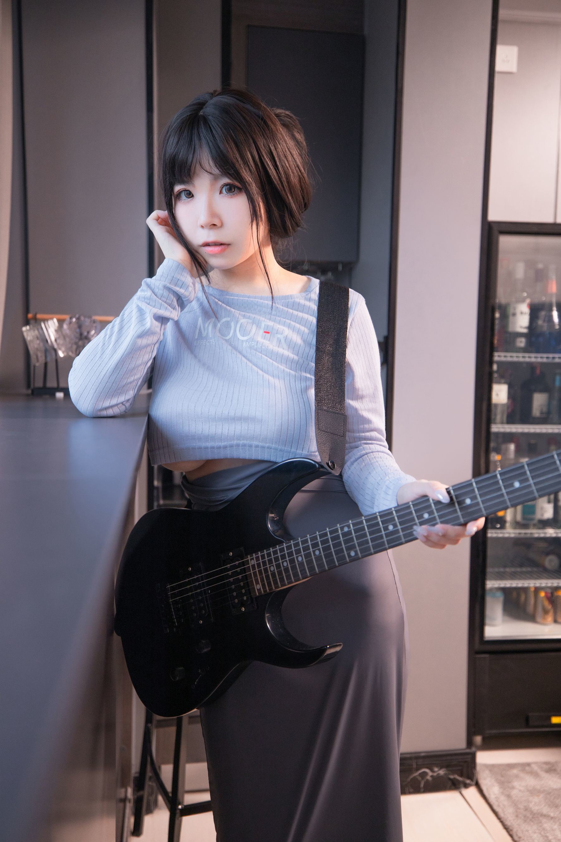 福利COS] 自閉顏球球(無顏小天使wy) - 吉他妹妹