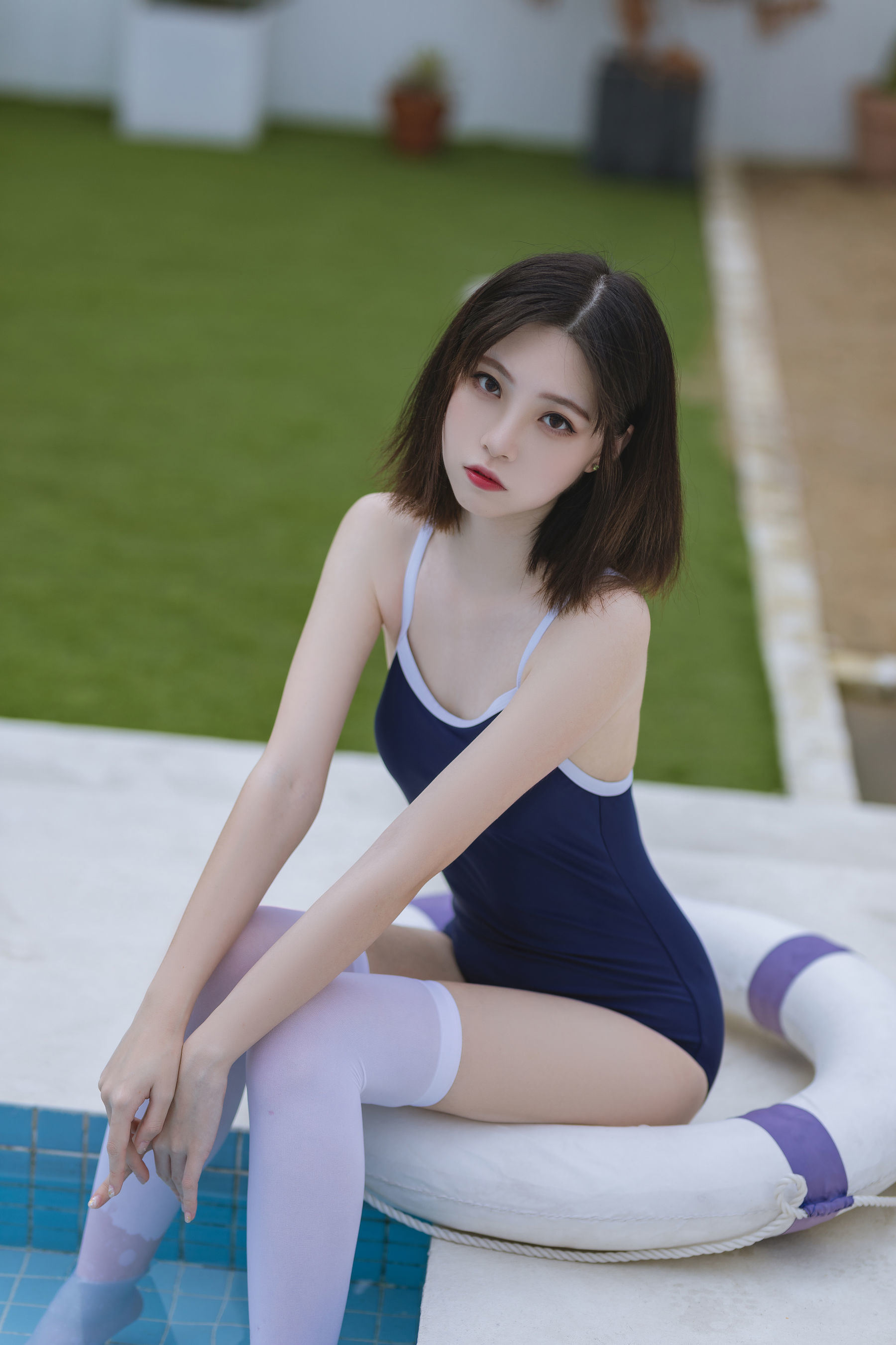 웰페어 COS] 허람 - 수영장 학교 수영복