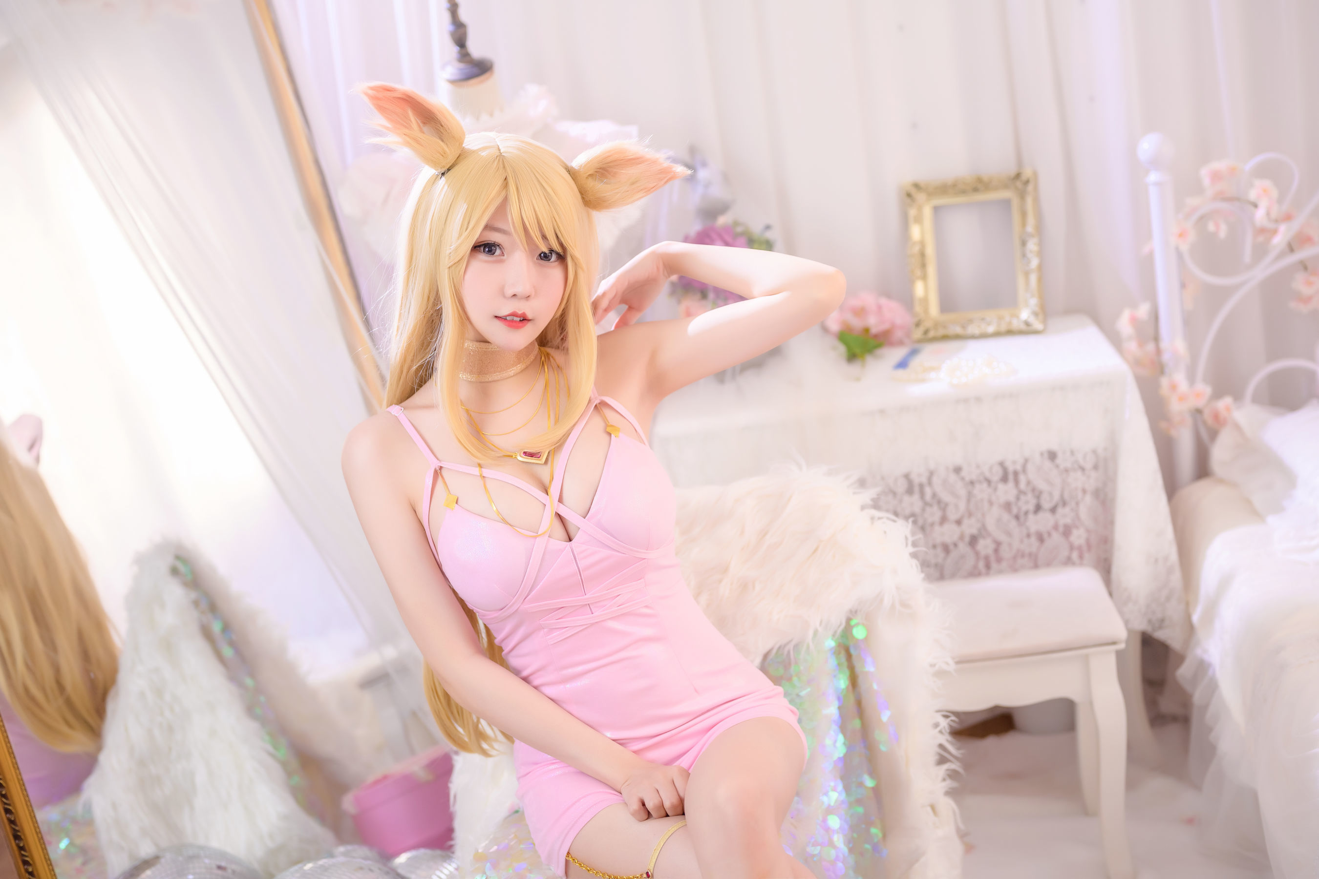 Phúc lợi COS] Hương Thảo Miêu Lộ Lộ ảnh - A Lật Đồng nhân
