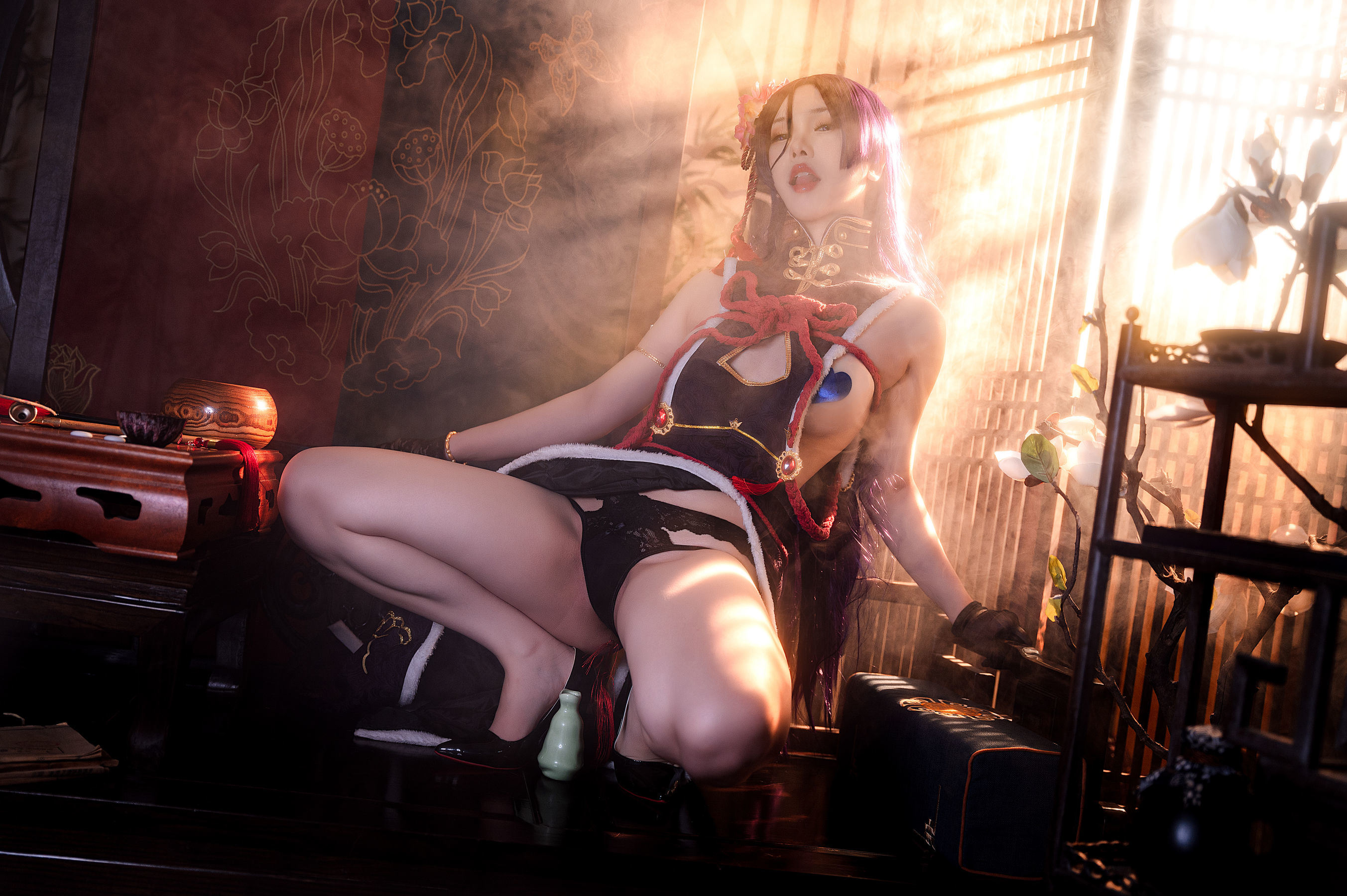 ネット紅人COS] イーベイイーベイ - ナイグアン旗袍