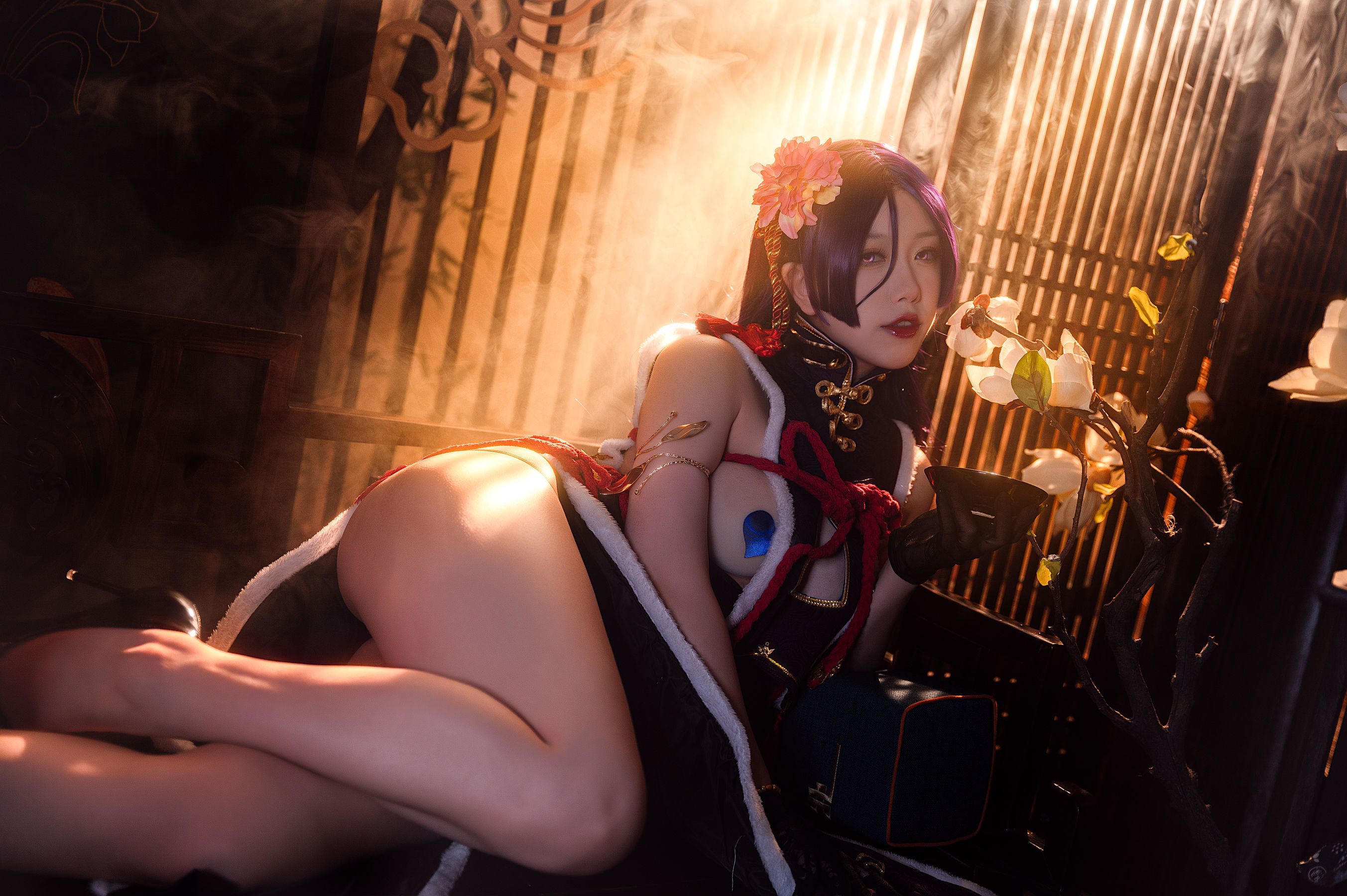 Internet Celebrity Cosplay] Yi Bei Yi Bei - Nai Guang Cheongsam
