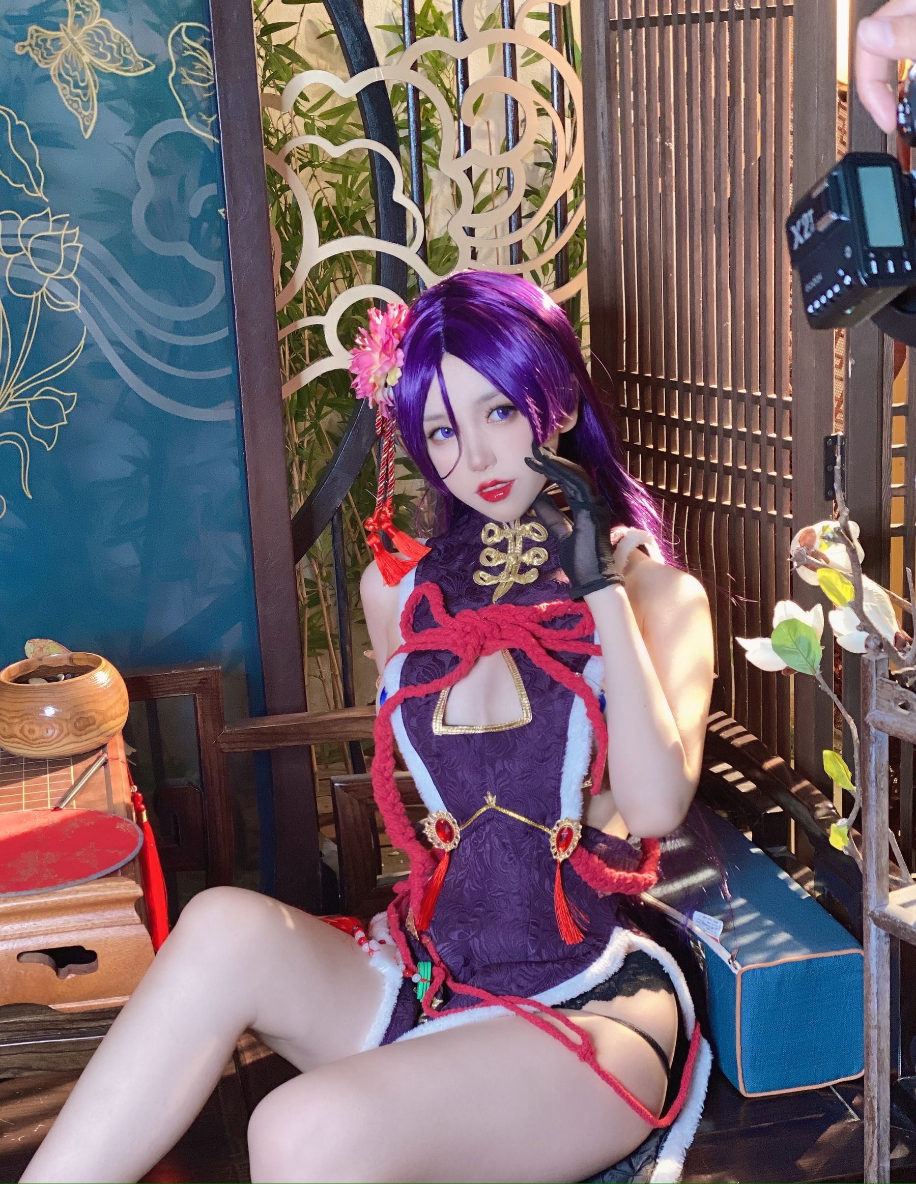 Cosplay Ngôi Sao Mạng] Nhất Bắc Diệc Bắc - Nai Quang Áo Cờ
