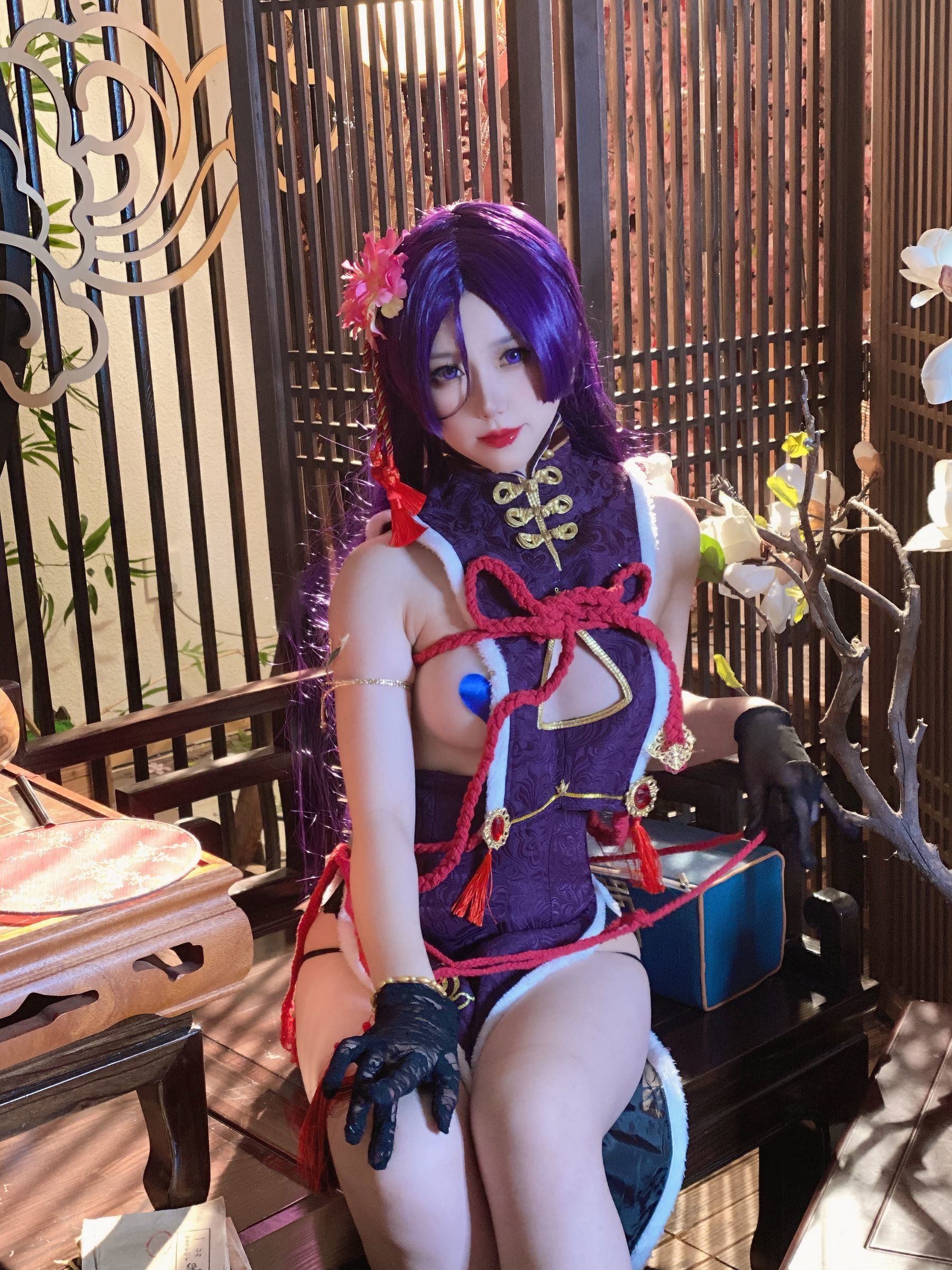 Cosplay Ngôi Sao Mạng] Nhất Bắc Diệc Bắc - Nai Quang Áo Cờ