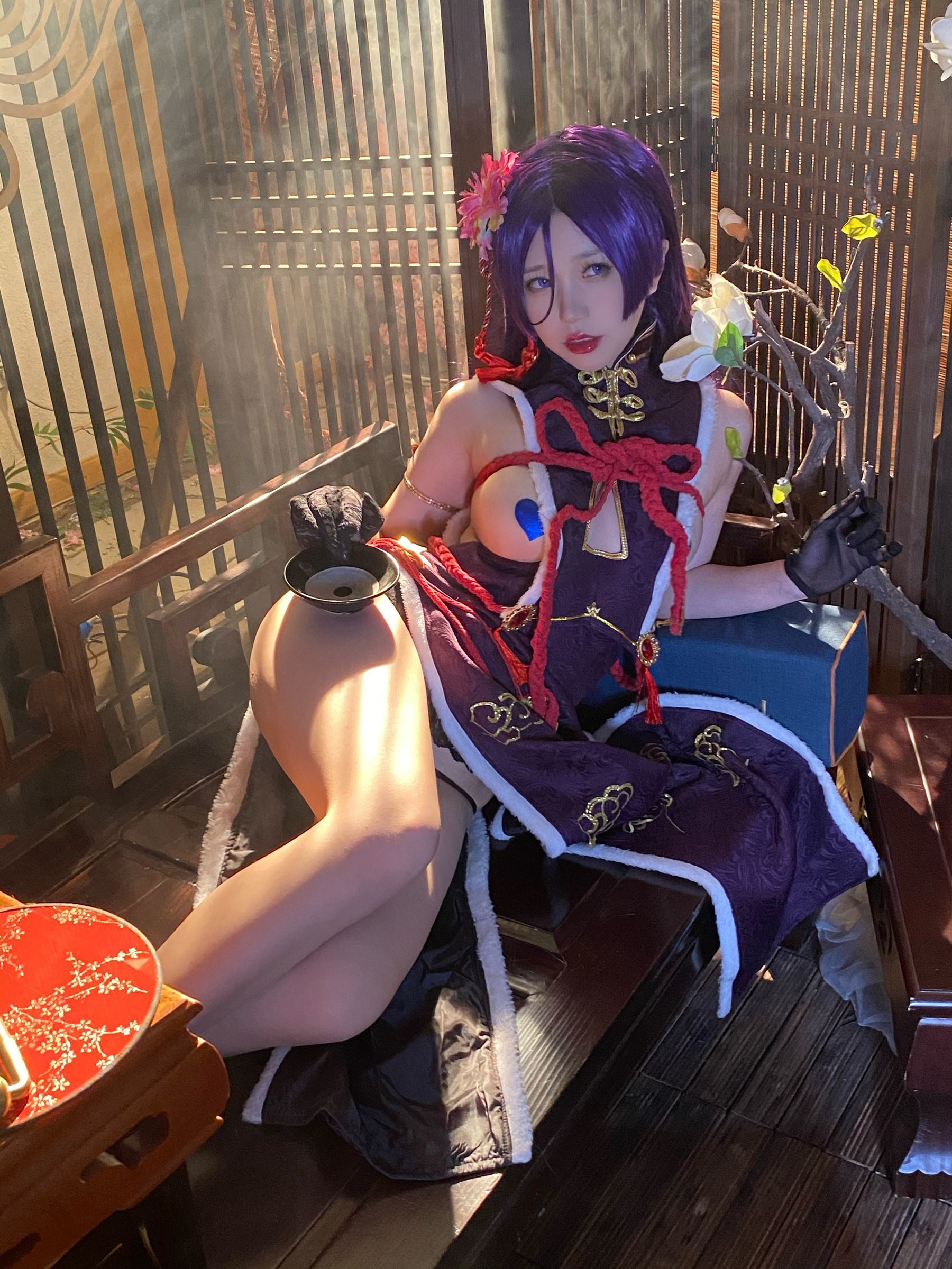 Cosplay Ngôi Sao Mạng] Nhất Bắc Diệc Bắc - Nai Quang Áo Cờ