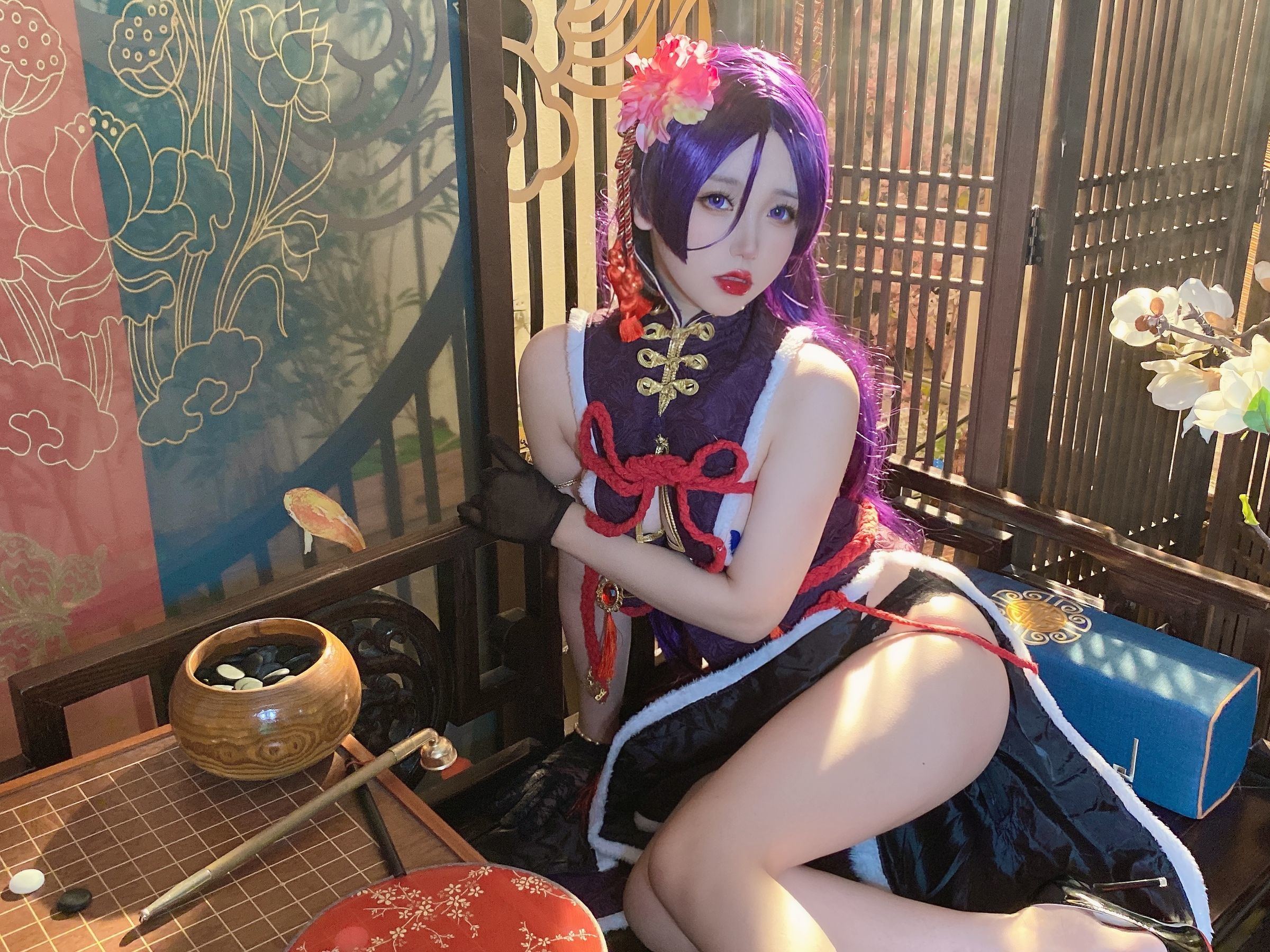 Cosplay Ngôi Sao Mạng] Nhất Bắc Diệc Bắc - Nai Quang Áo Cờ