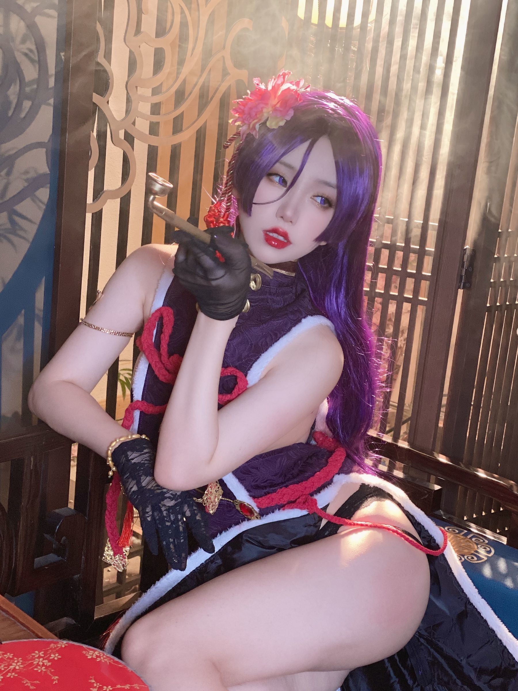 Cosplay Ngôi Sao Mạng] Nhất Bắc Diệc Bắc - Nai Quang Áo Cờ
