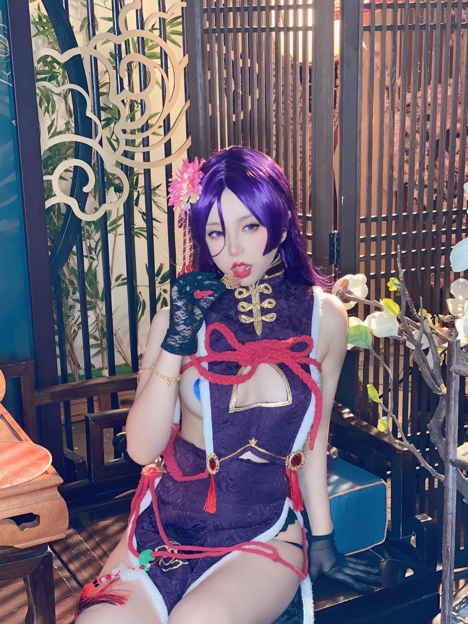 Cosplay Ngôi Sao Mạng] Nhất Bắc Diệc Bắc - Nai Quang Áo Cờ
