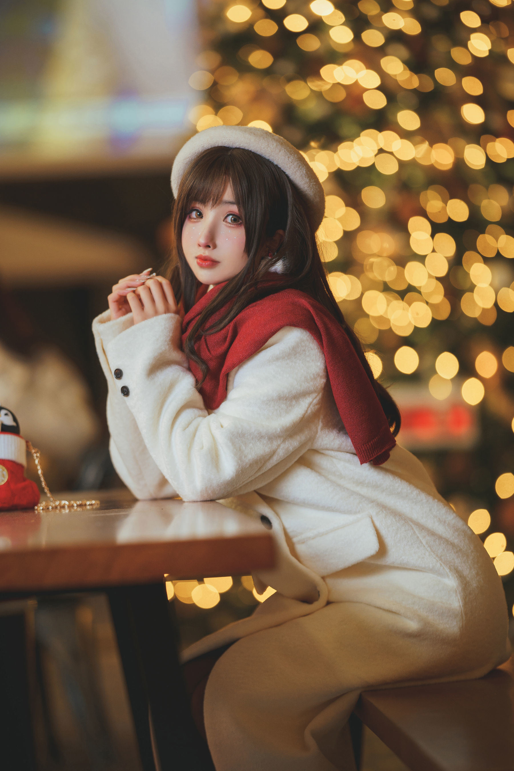 Rioko Liangliangzi『クリスマス麋鹿セット』コスプレ写真