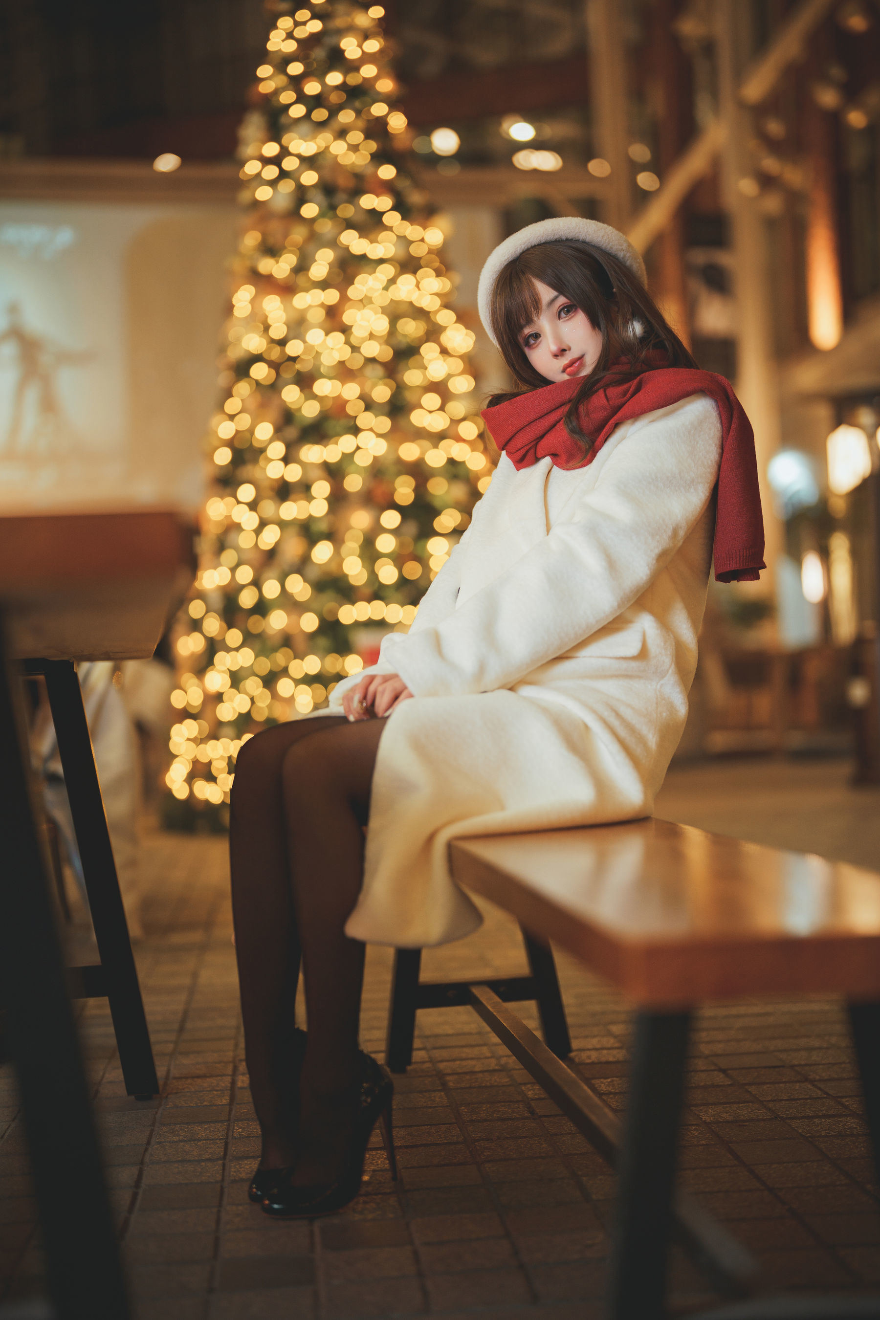 Rioko Liangliangzi『クリスマス麋鹿セット』コスプレ写真