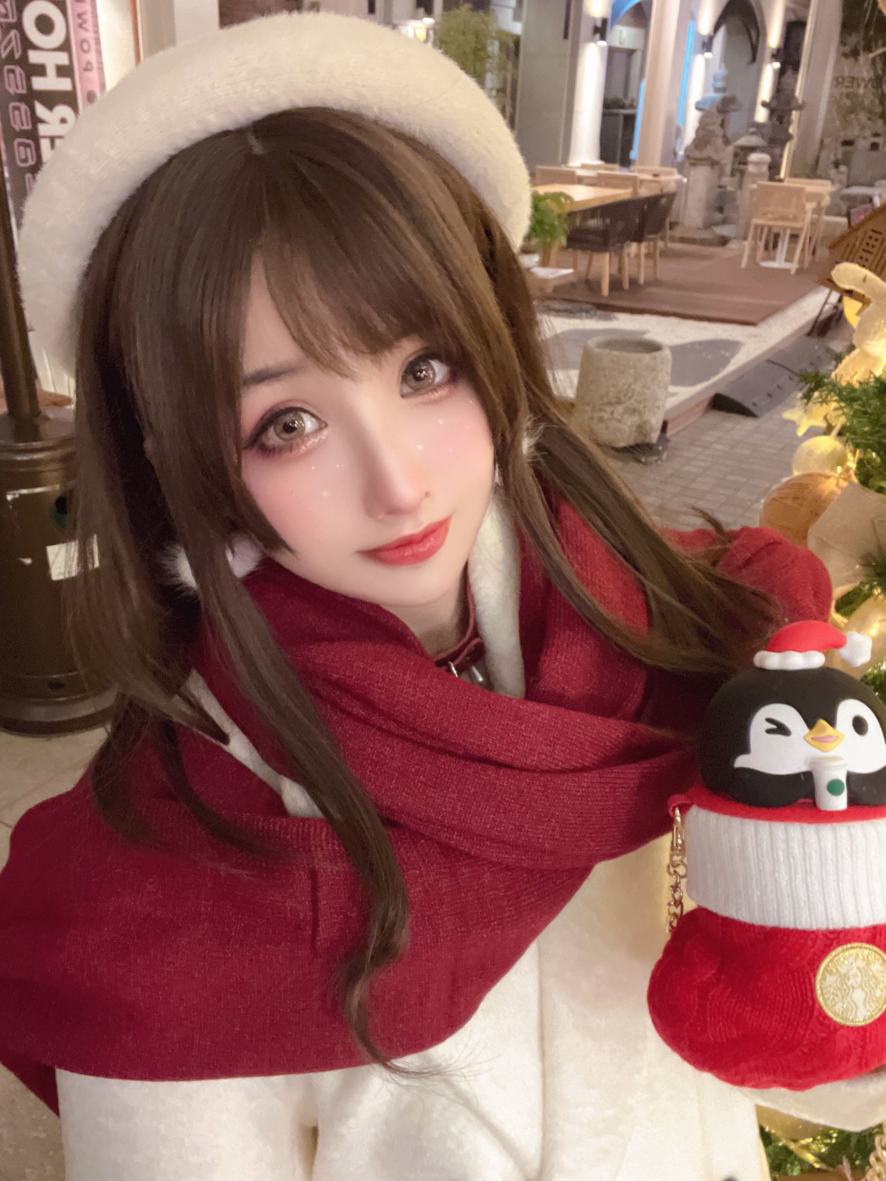 Rioko Liangliangzi『クリスマス麋鹿セット』コスプレ写真
