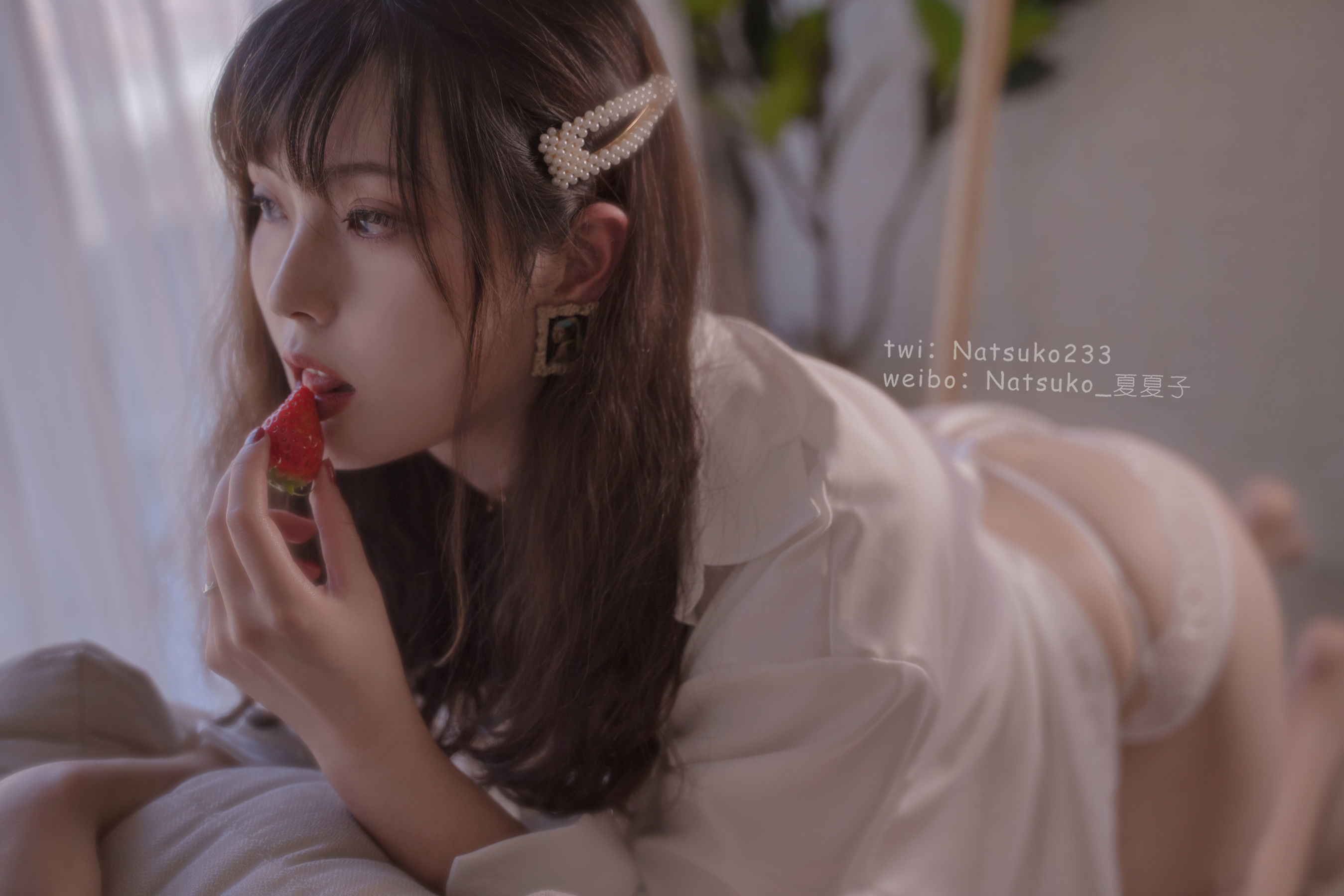 網紅COS] Natsuko夏夏子 - 男友襯衫