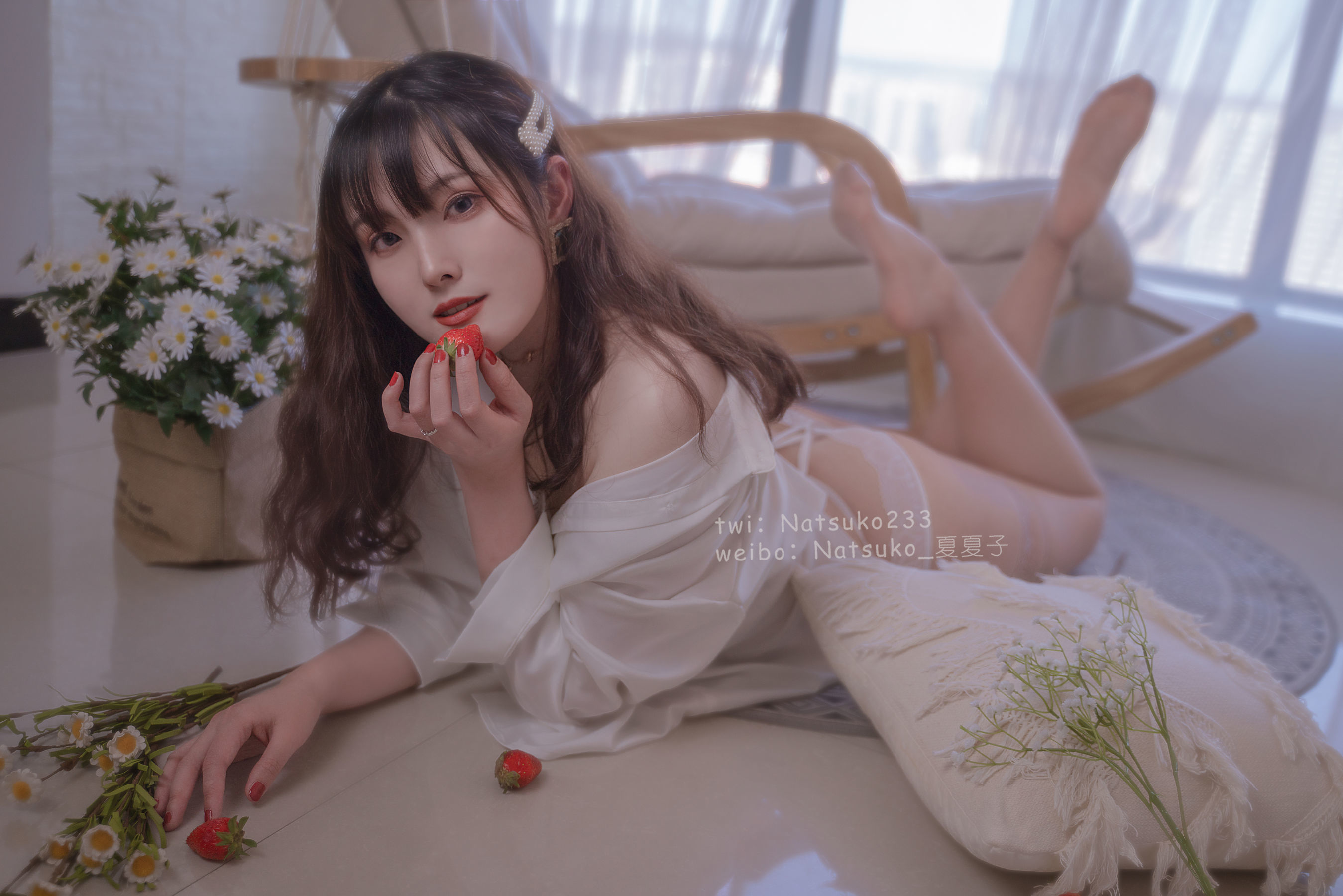 Internet Celebrity COS] Natsuko Xia Xia Zi - Boyfriend Shirt