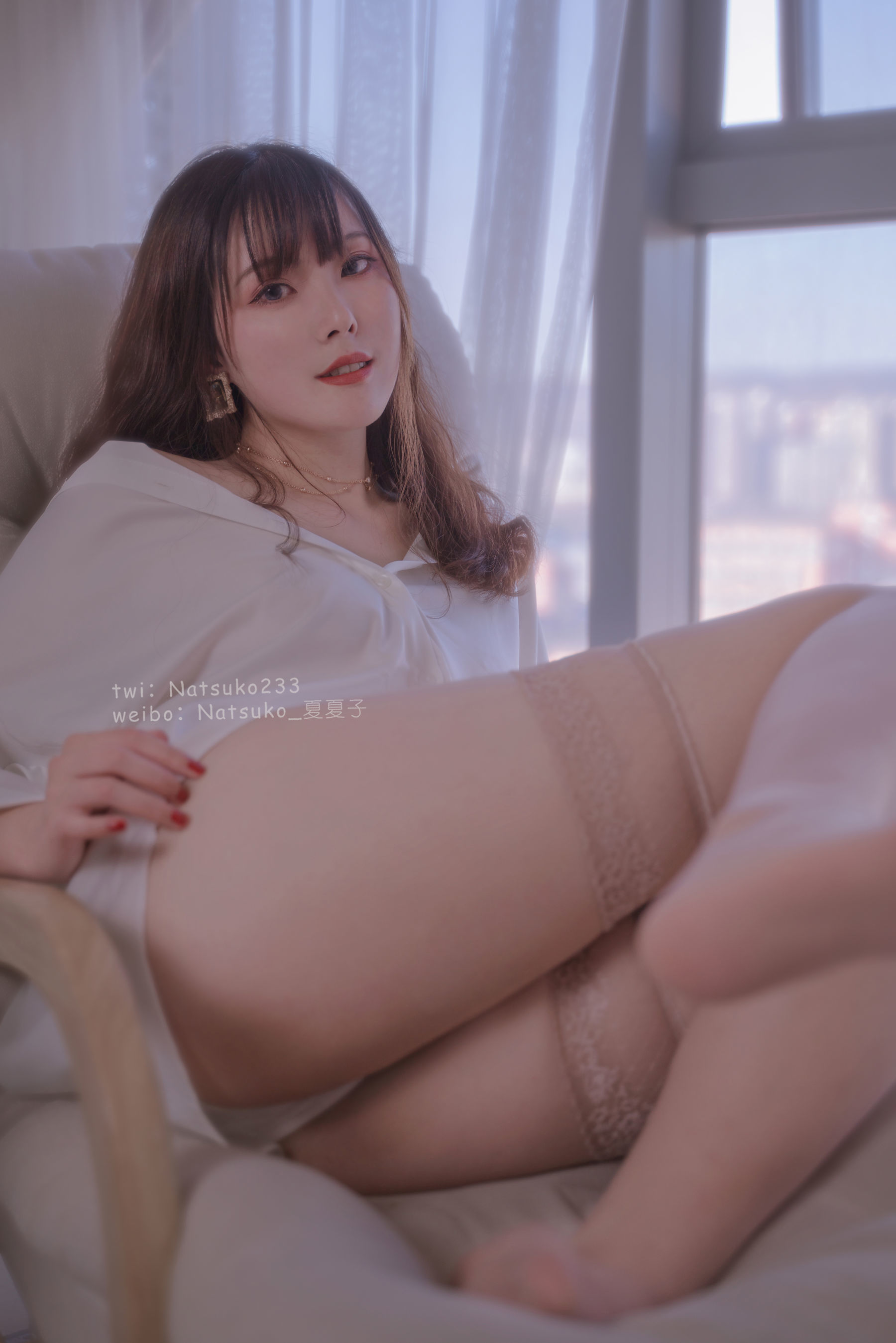 Internet Celebrity COS] Natsuko Xia Xia Zi - Boyfriend Shirt