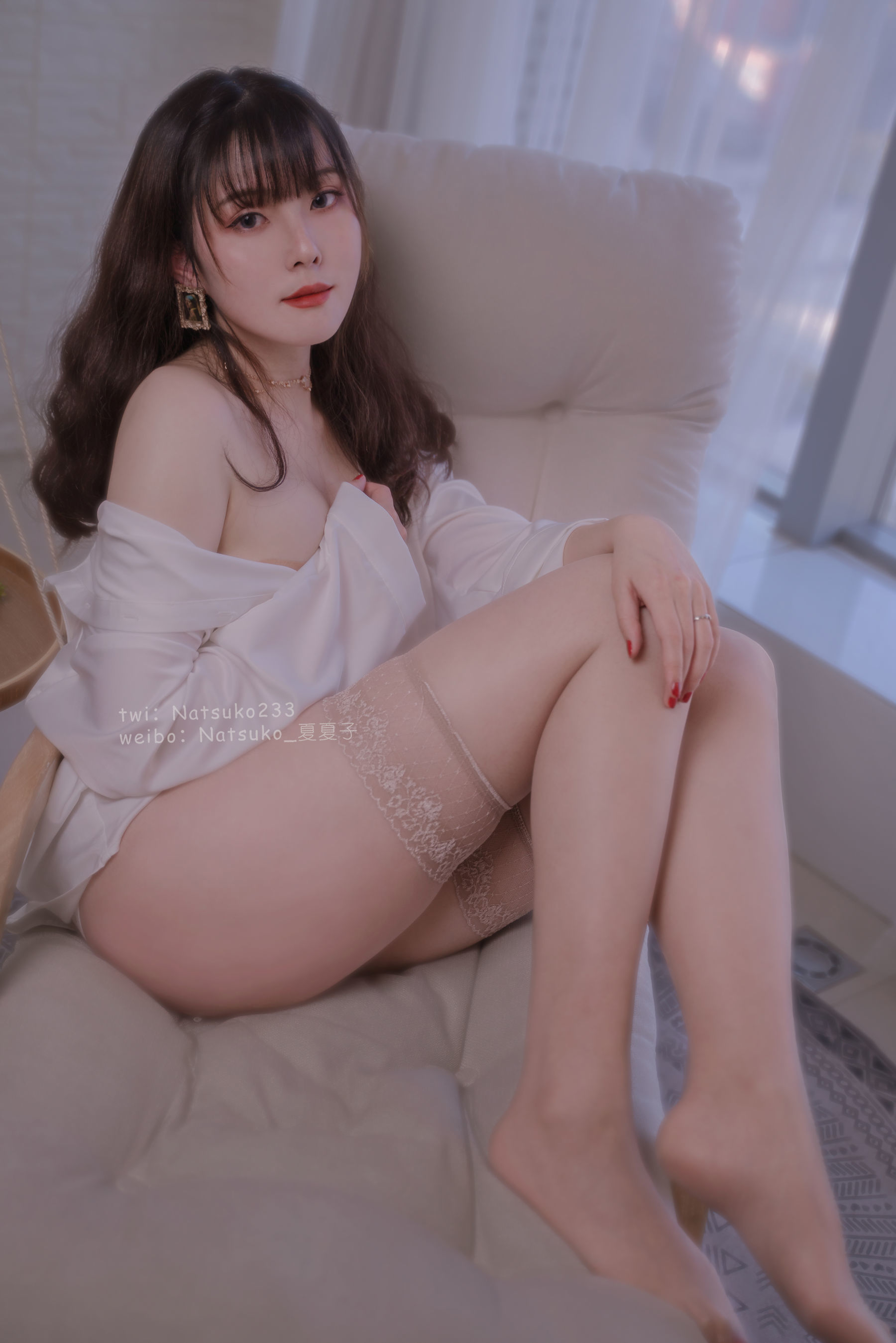 Net hồng Cosplay] Natsuko - Áo sơ mi bạn trai