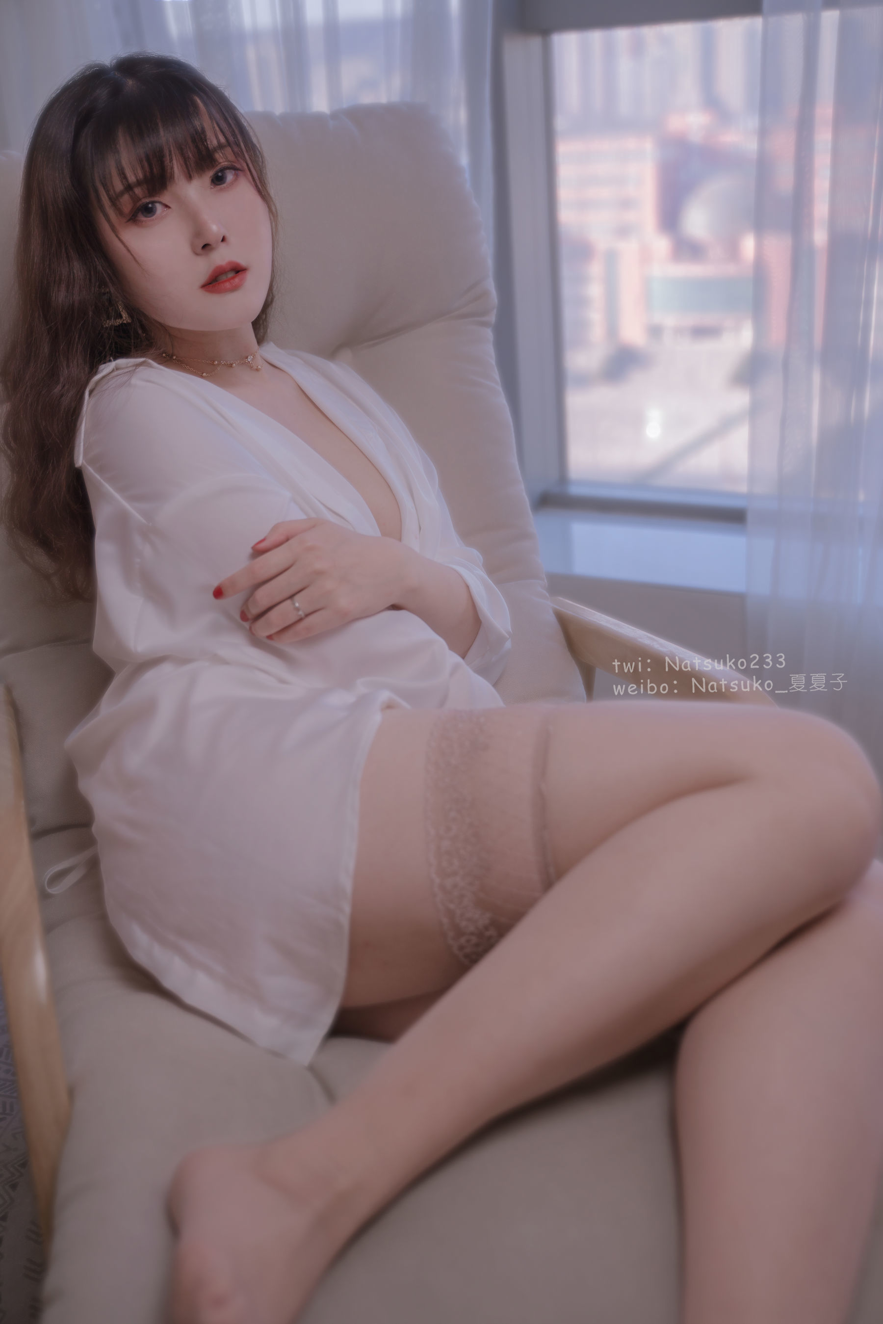 Net hồng Cosplay] Natsuko - Áo sơ mi bạn trai