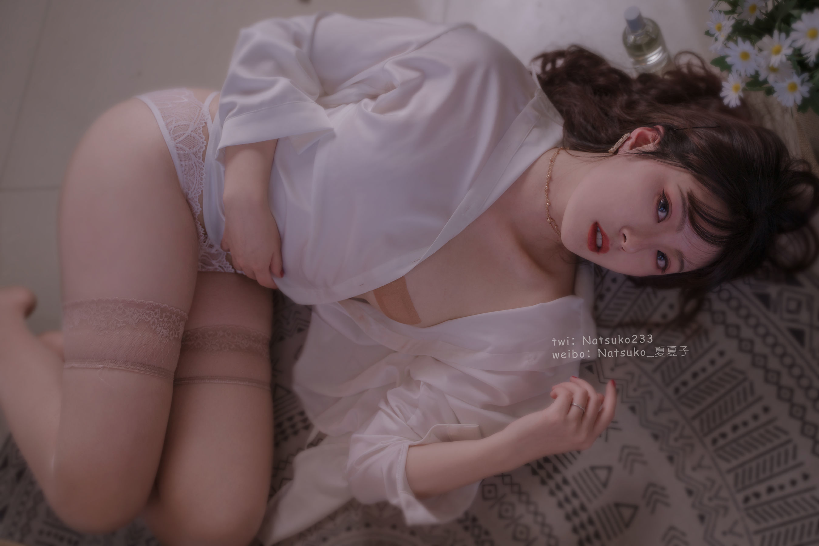 ネット紅人COS] なつこ - 彼氏シャツ
