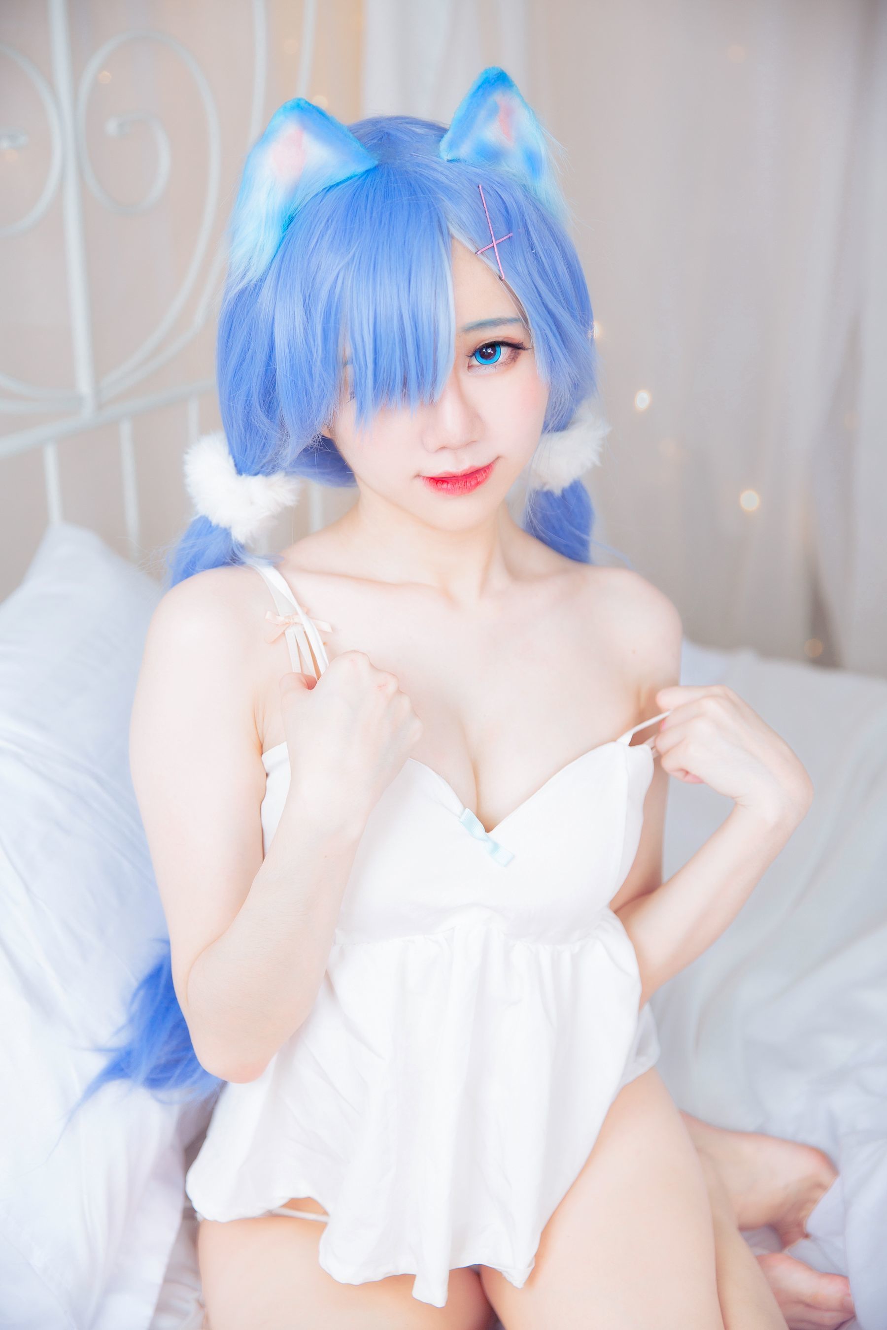 Cosplay Người Mạng] Sally Dorasnow - Rem White Kitty