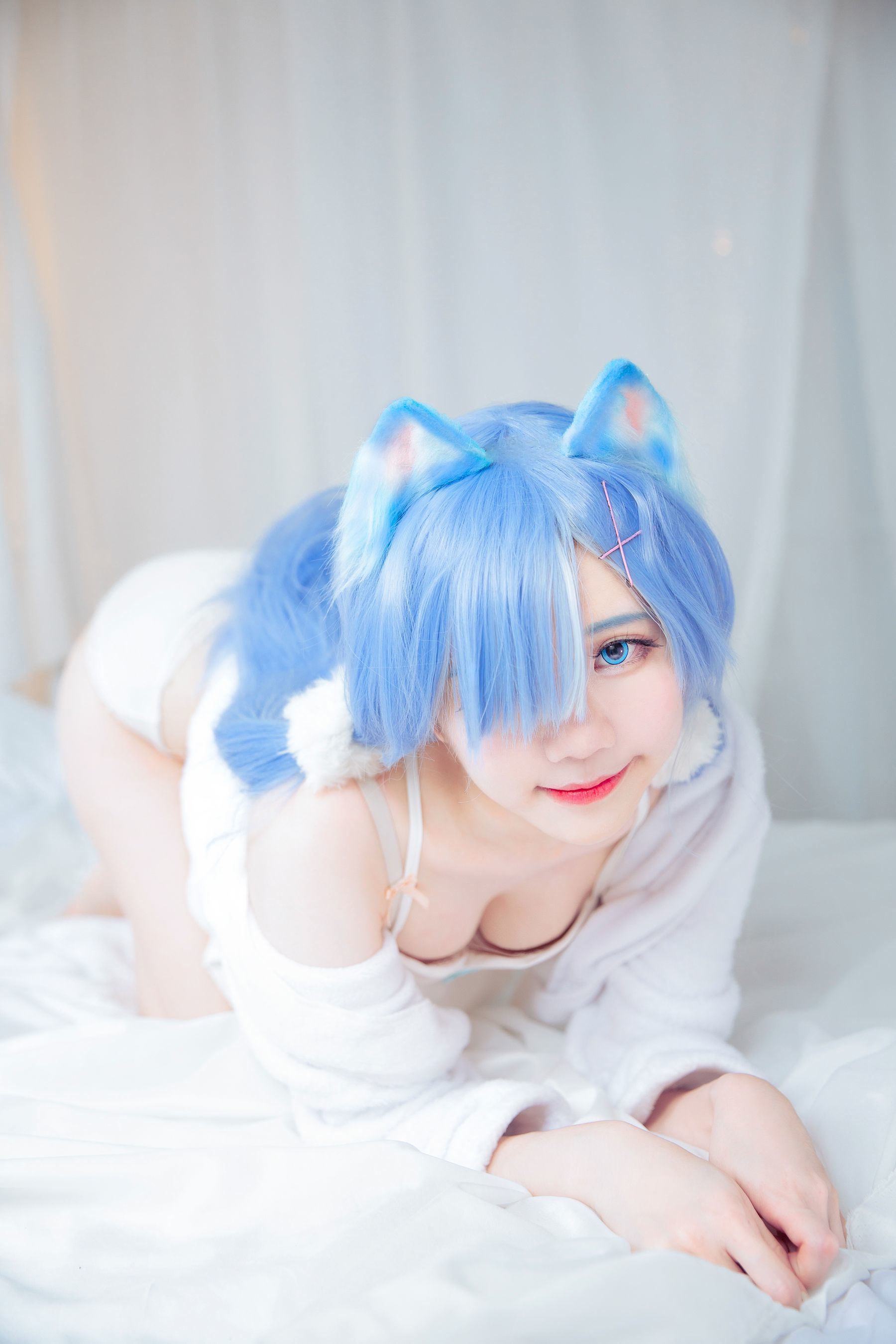 Cosplay Người Mạng] Sally Dorasnow - Rem White Kitty