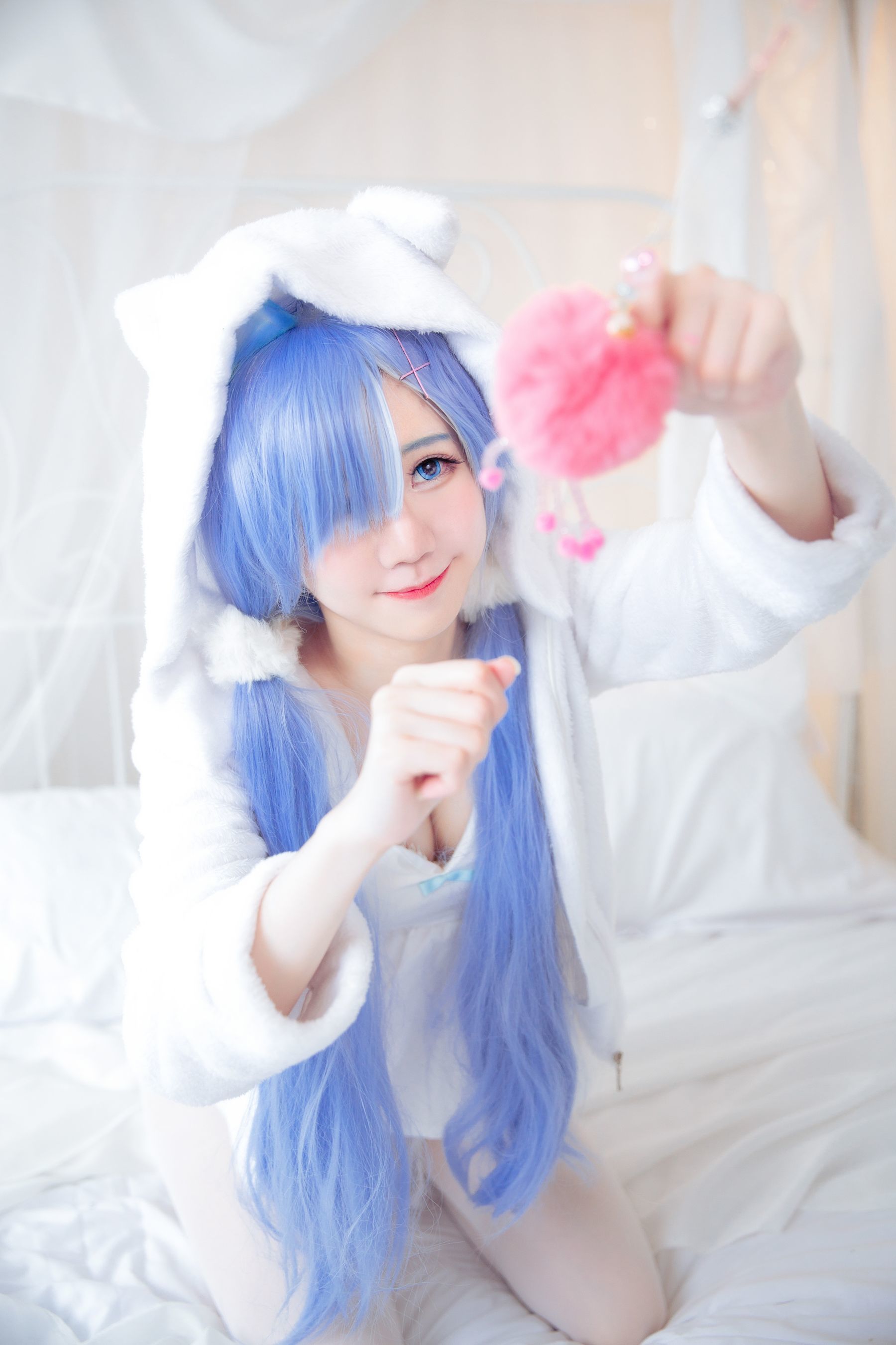 Cosplay Người Mạng] Sally Dorasnow - Rem White Kitty