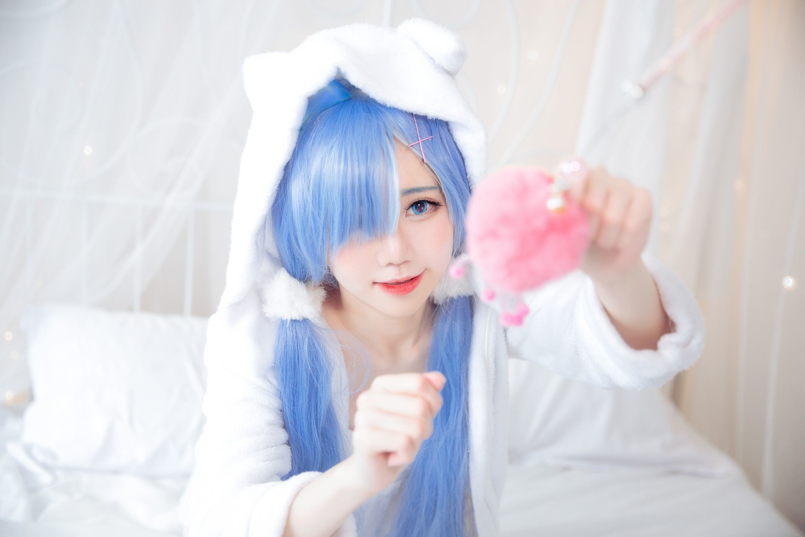 ネット有名人COS] サリー・ドラスノウ - レム ホワイトキティ