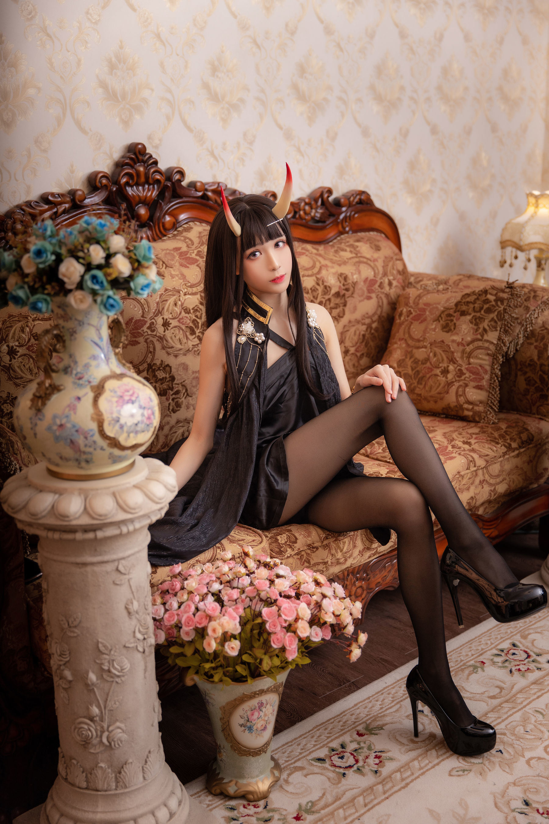 Cosplay Ngôi Sao Mạng] Tomoyo-chan - Azur Lane Noshiro Trang Phục Lễ