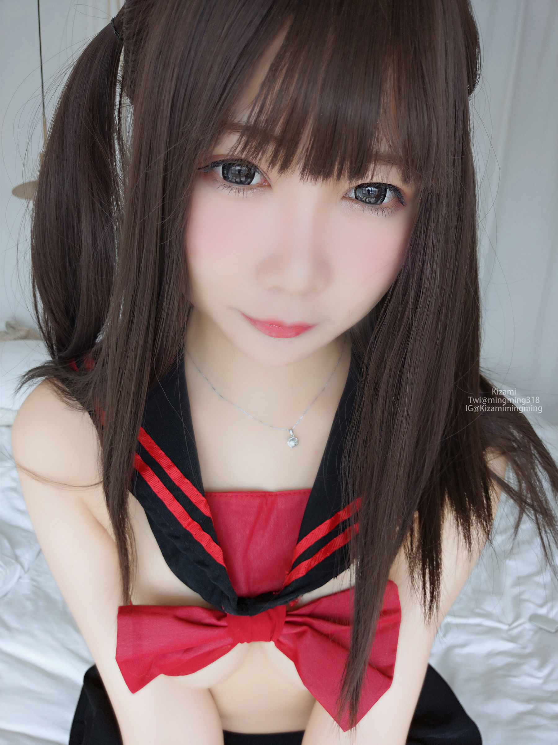 銘銘キザミ] Fantia 2021-12-12 黒ストッキング学生服