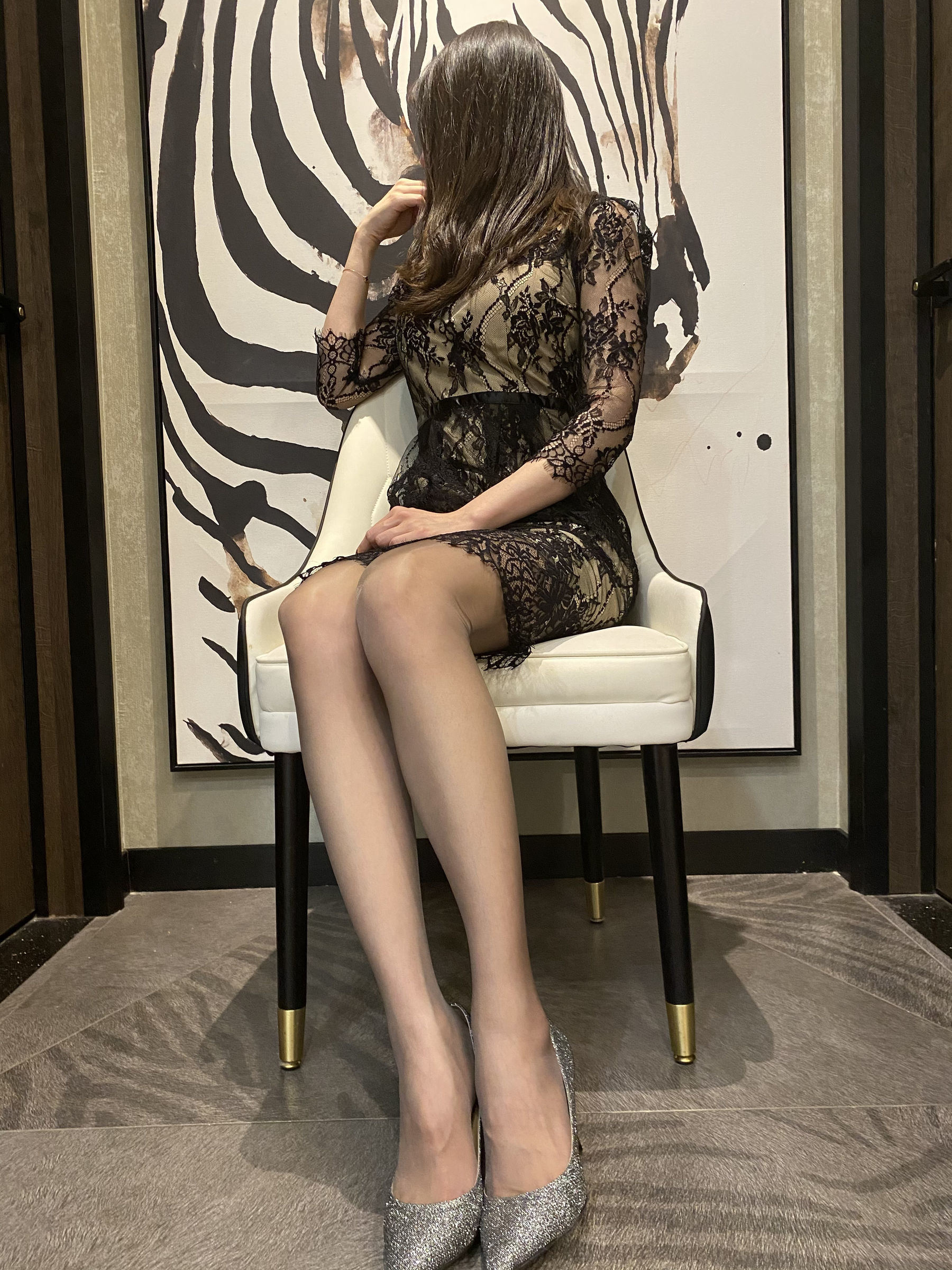 Foot Fetish Blogger 麋鹿_Monroe February 9, 2020 Lace Cutout