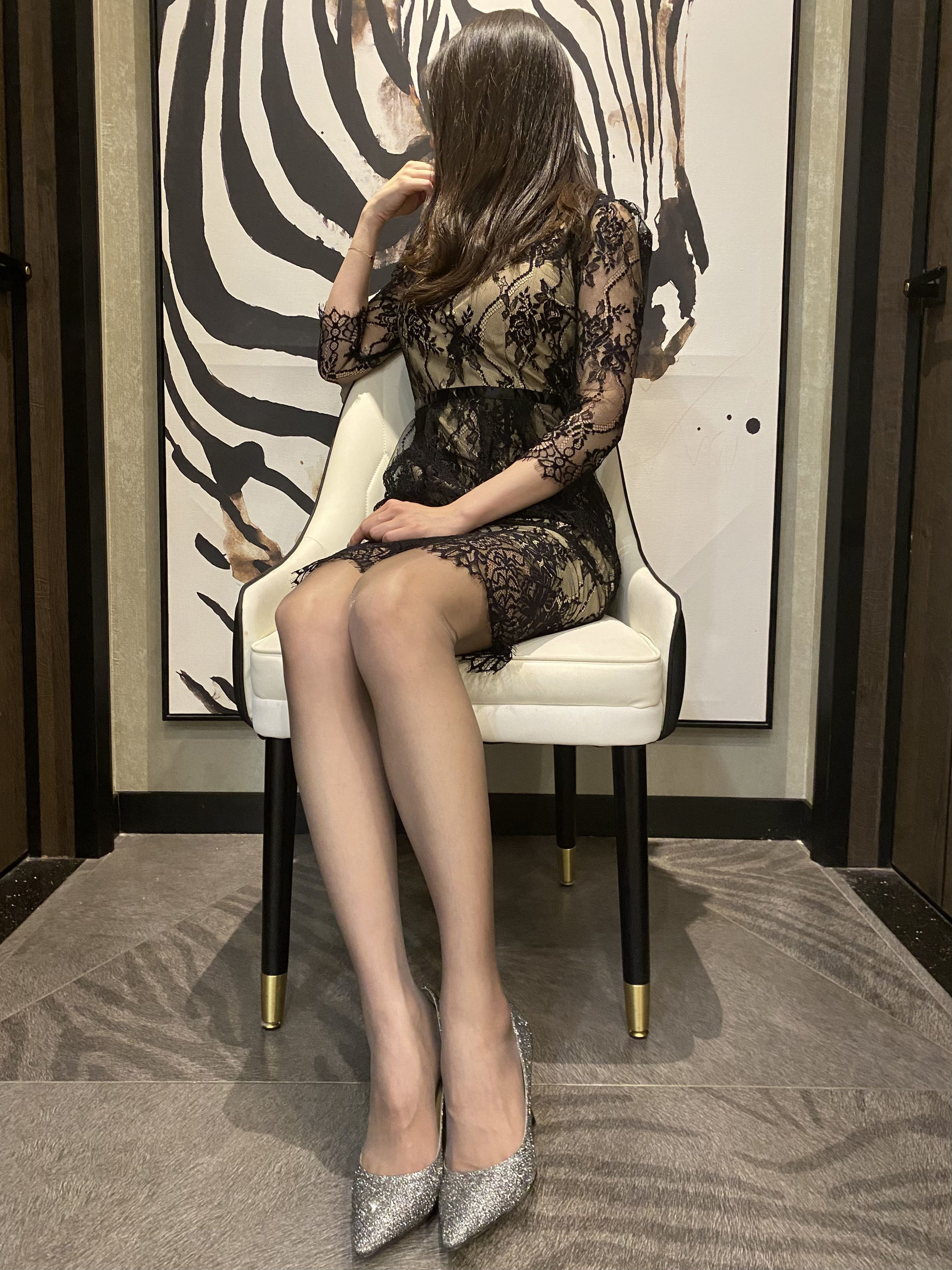 Foot Fetish Blogger 麋鹿_Monroe February 9, 2020 Lace Cutout
