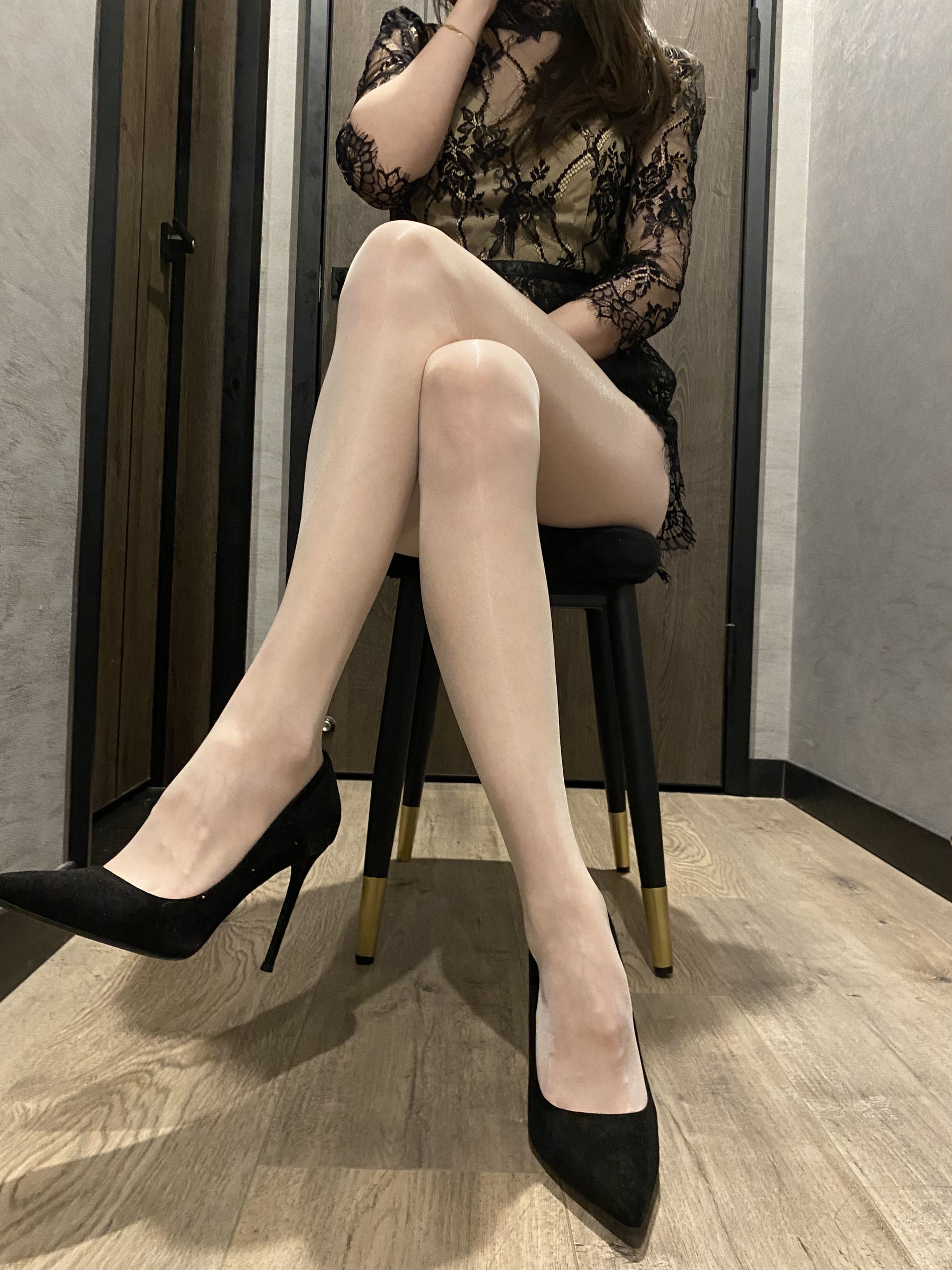 丝足博主麋鹿_Monroe 2020.02.20 蕾丝内内