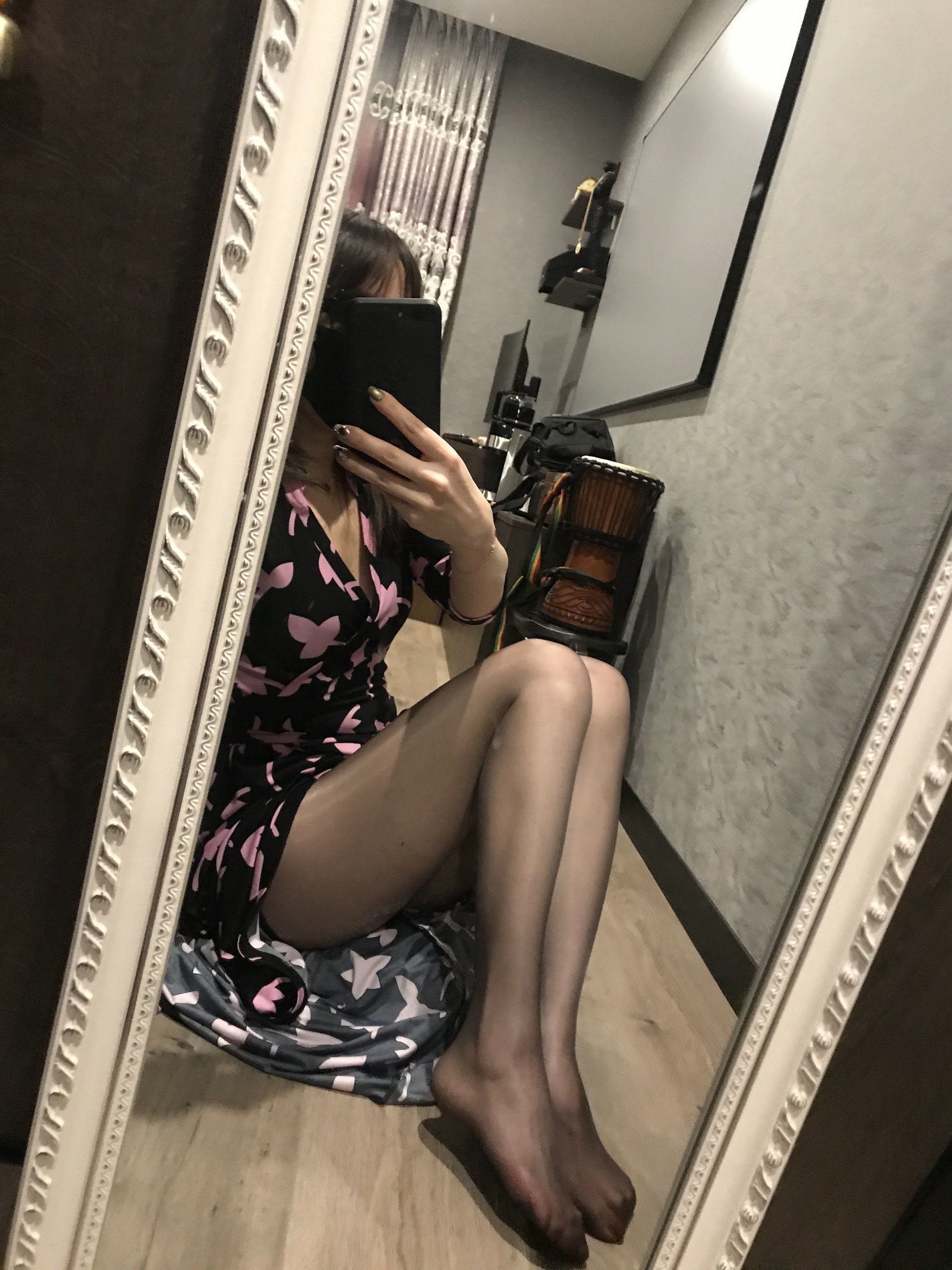 丝足博主麋鹿_Monroe 2020.03.23 包臀黑丝