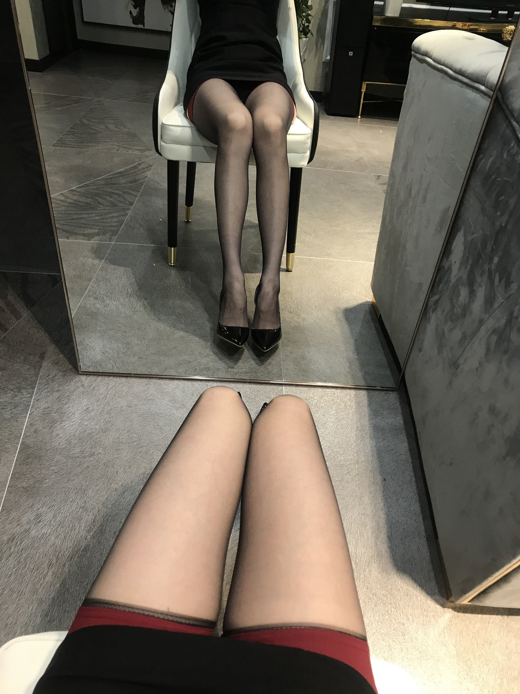 絲足ブロガー ビイロク_Monroe 2020.04.02 黒色絲情
