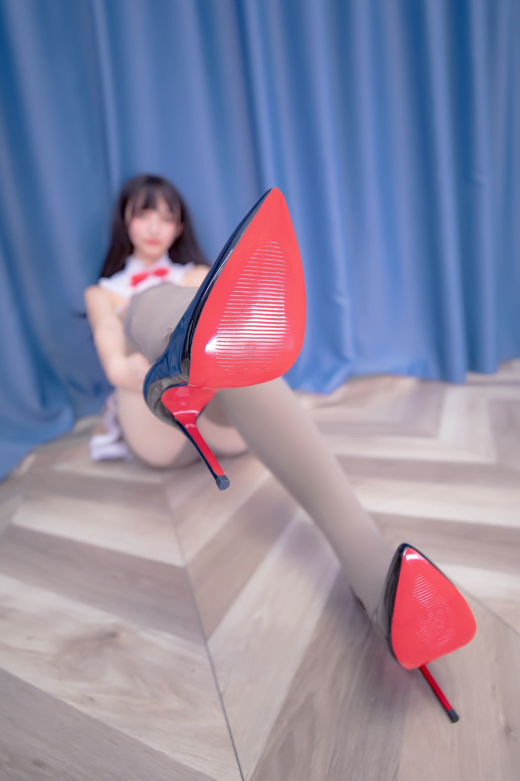網紅COS] 蘿莉神樂板真冬 熊少女