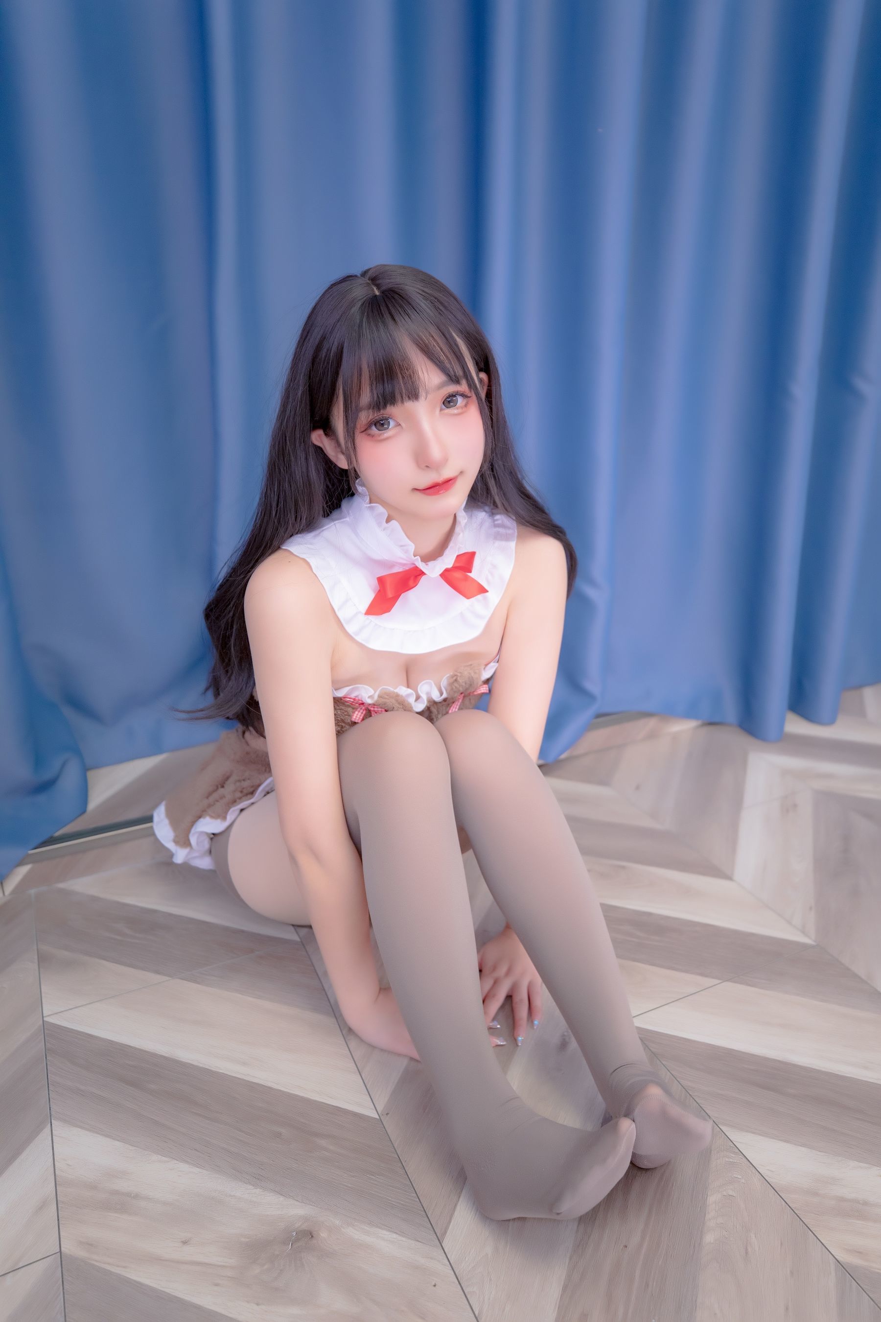 Internet Celebrity COS]  belle ta Kagura Ban Madong Bear Girl